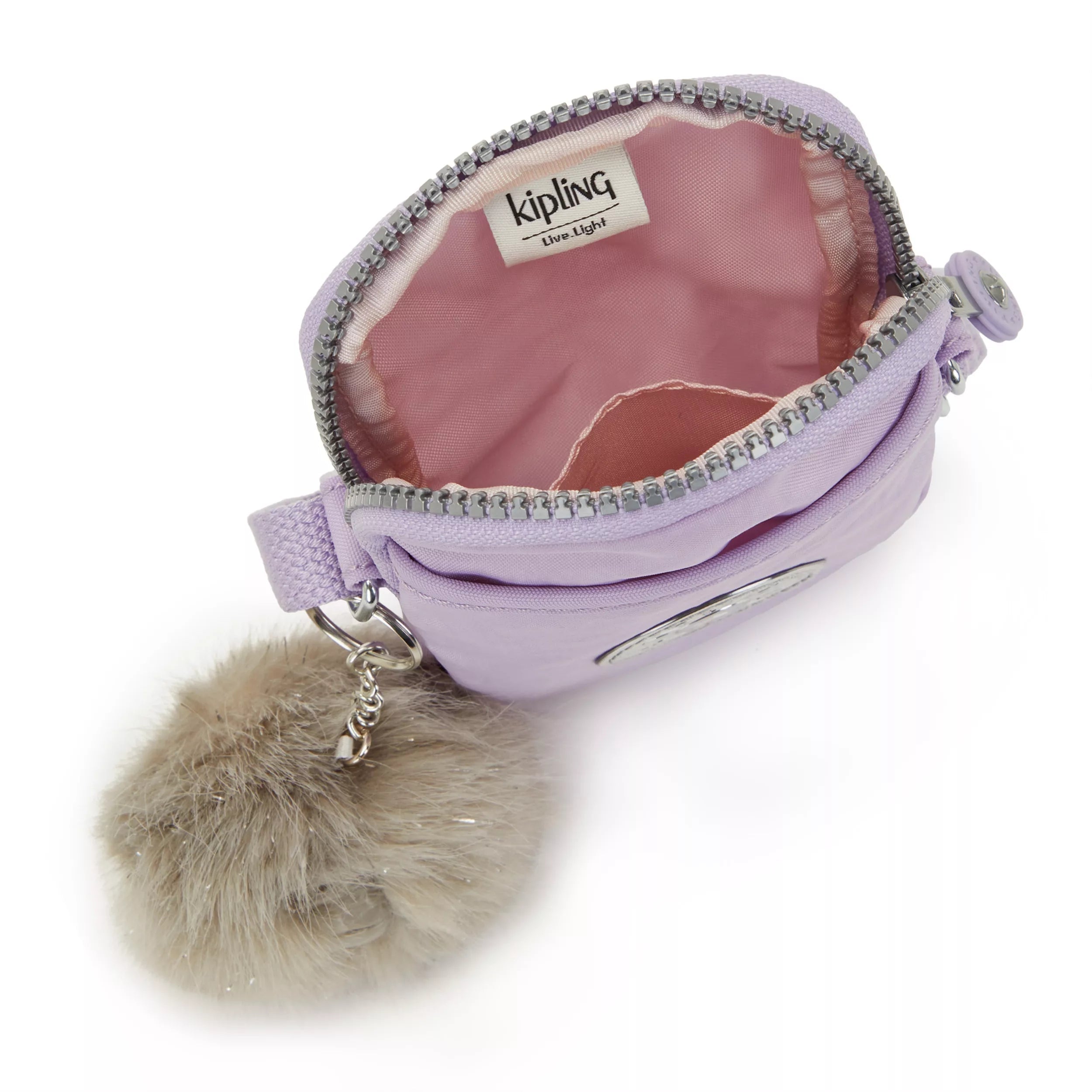 Kipling Tally in Bridal Lavender — angle view 3