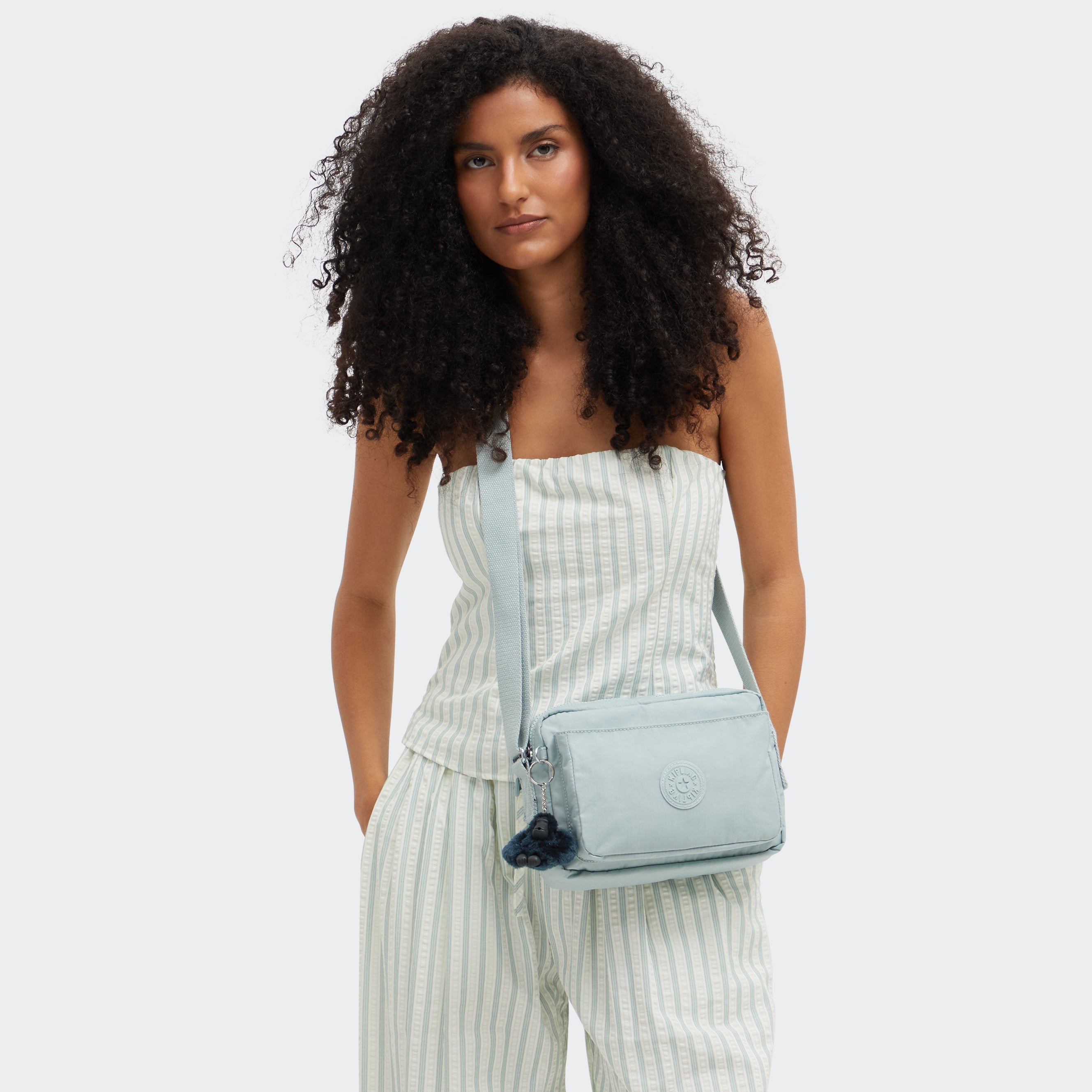 Kipling Abanu M in Breezy Blue — back view