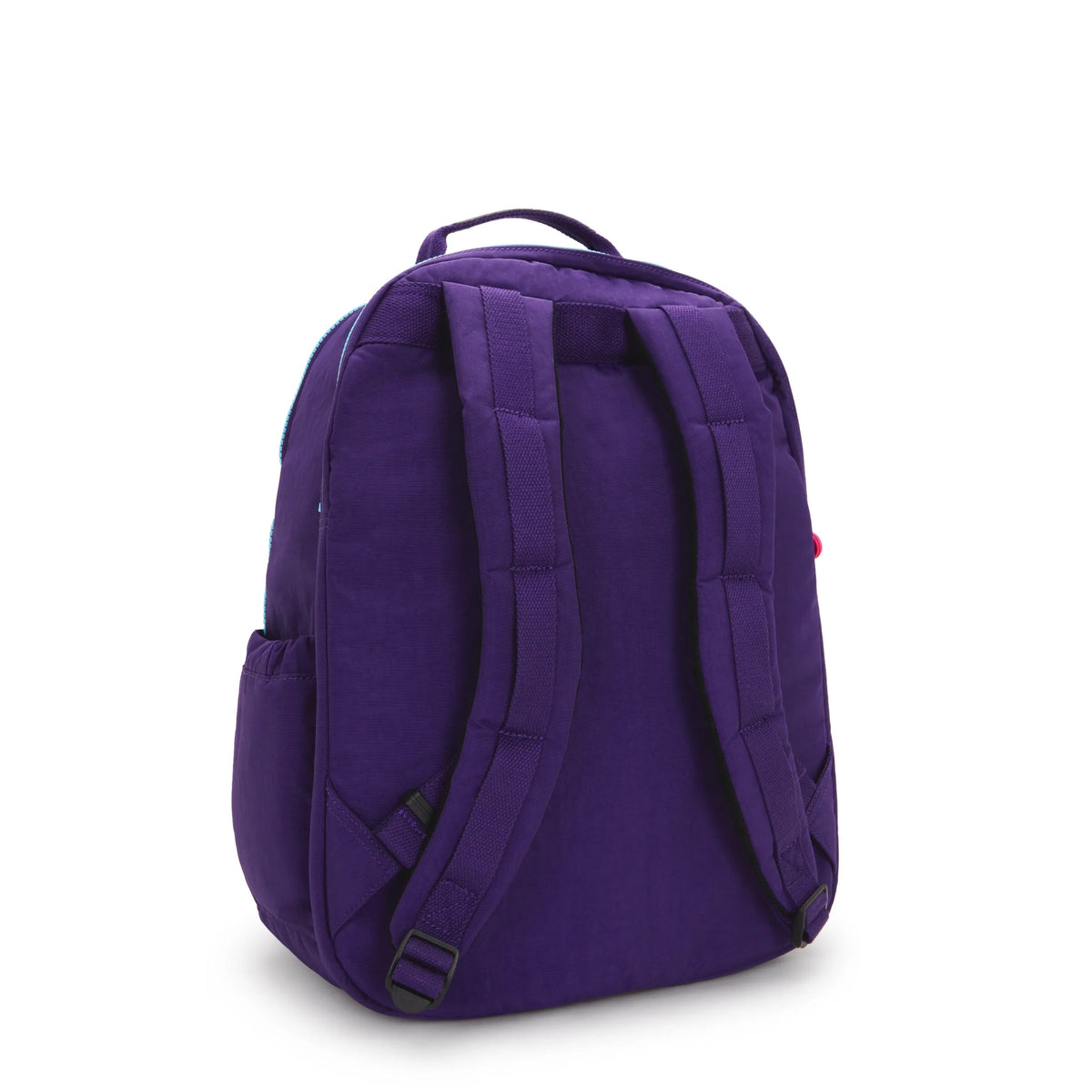 Kipling Seoul Extra Large 17" Laptop Backpack in VIP Purple — back view