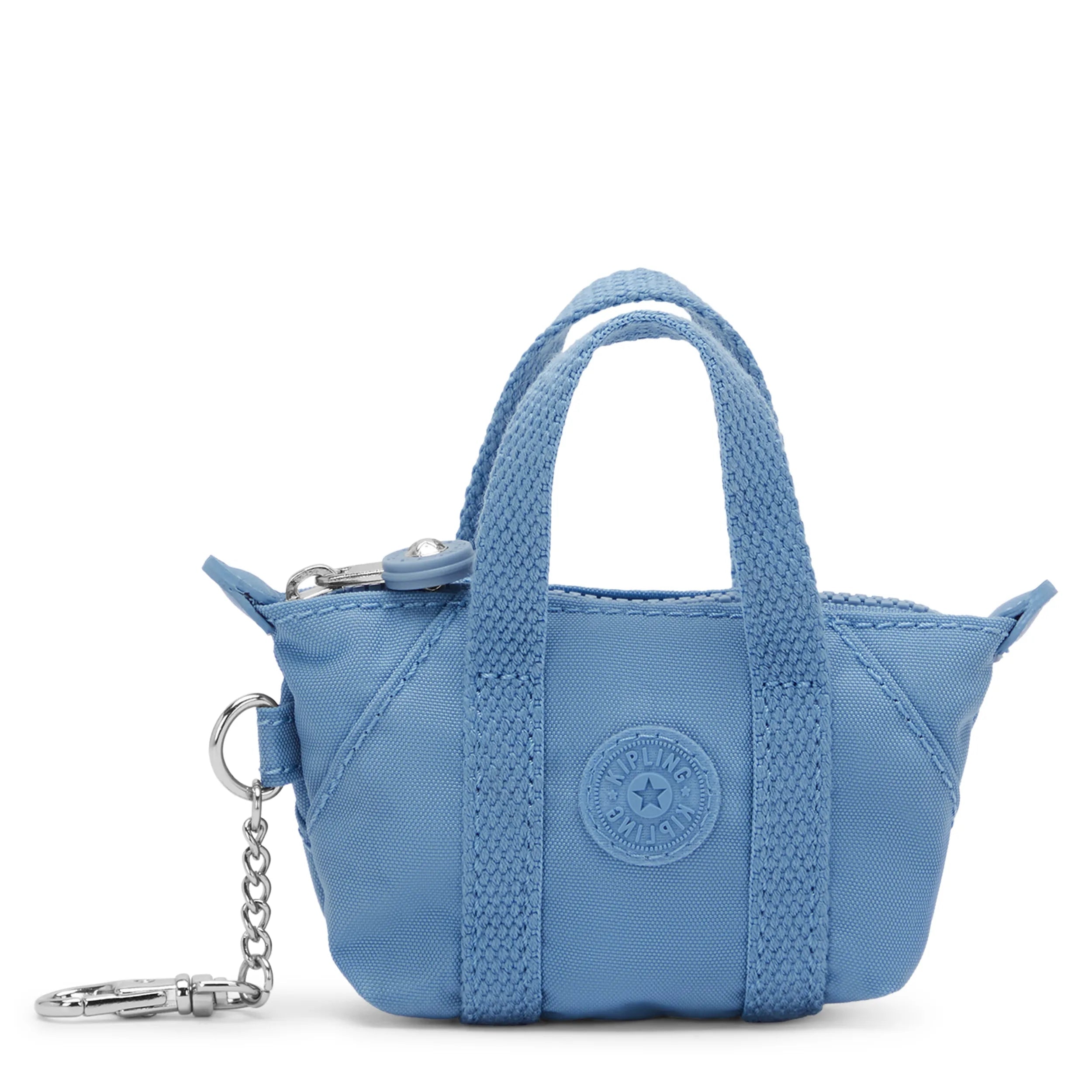 Kipling Mini Art in Vintage Blue — front view
