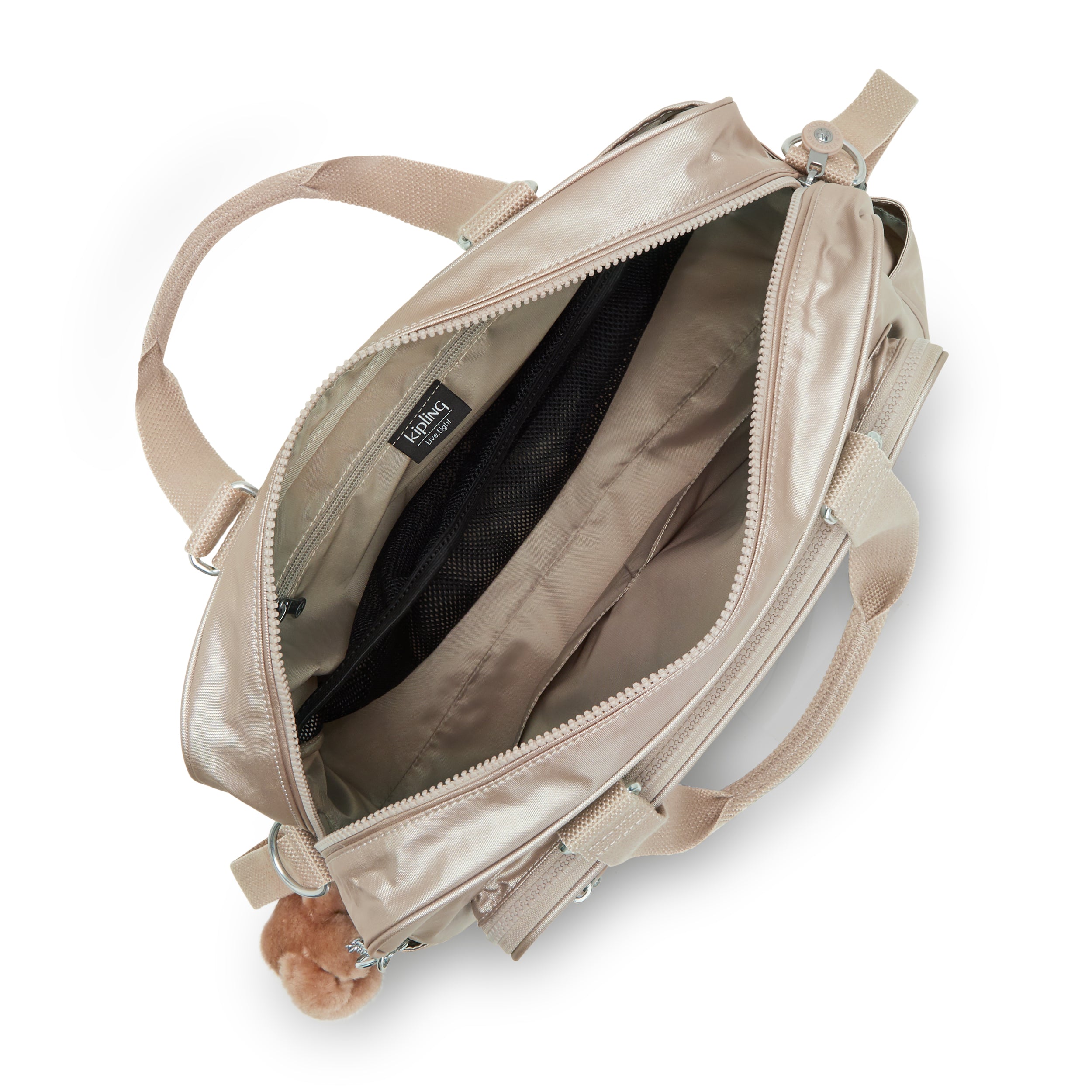 Kipling Alanna in Quartz Metallic — angle view 3