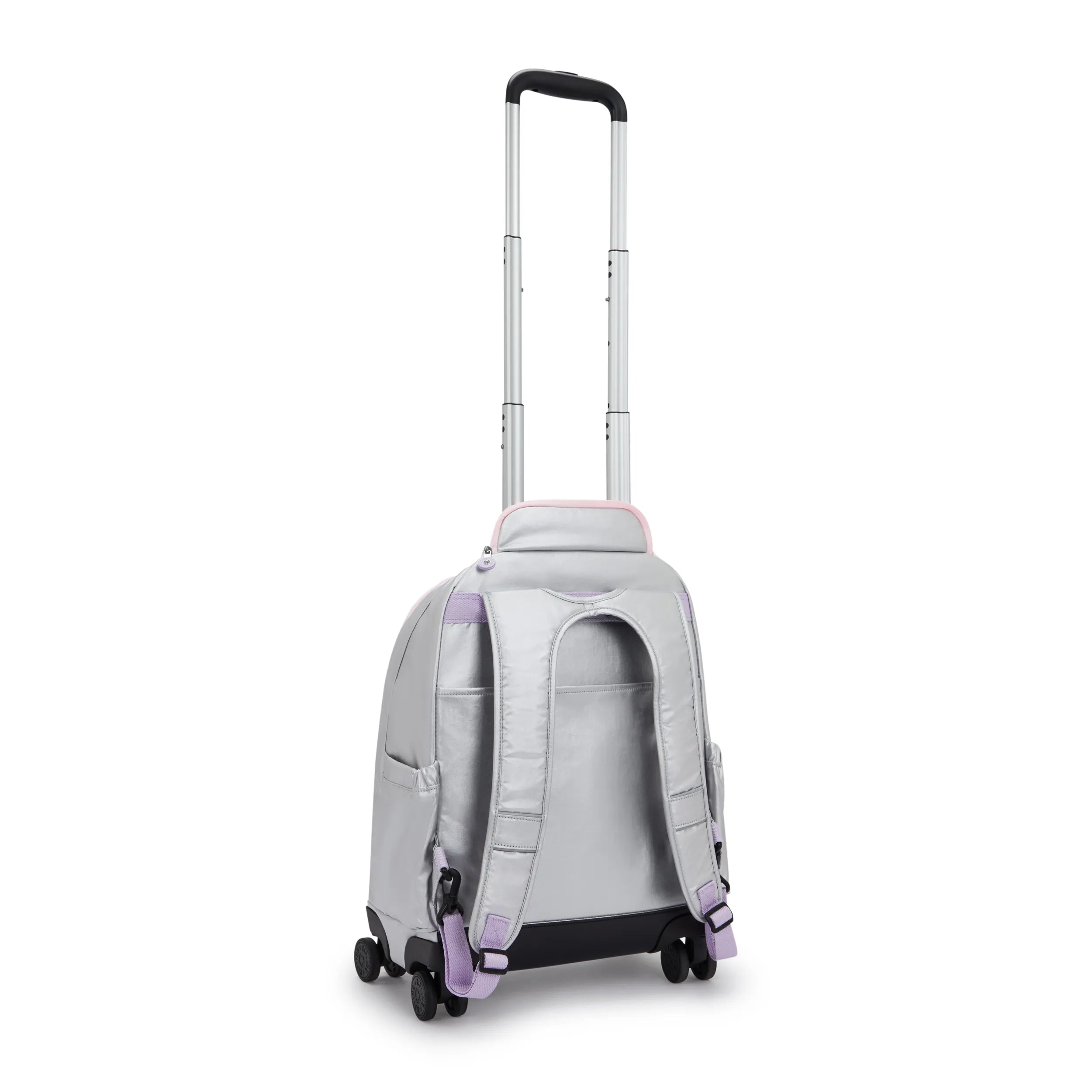 Kipling New Zea in Silver Glow Metallic — back view