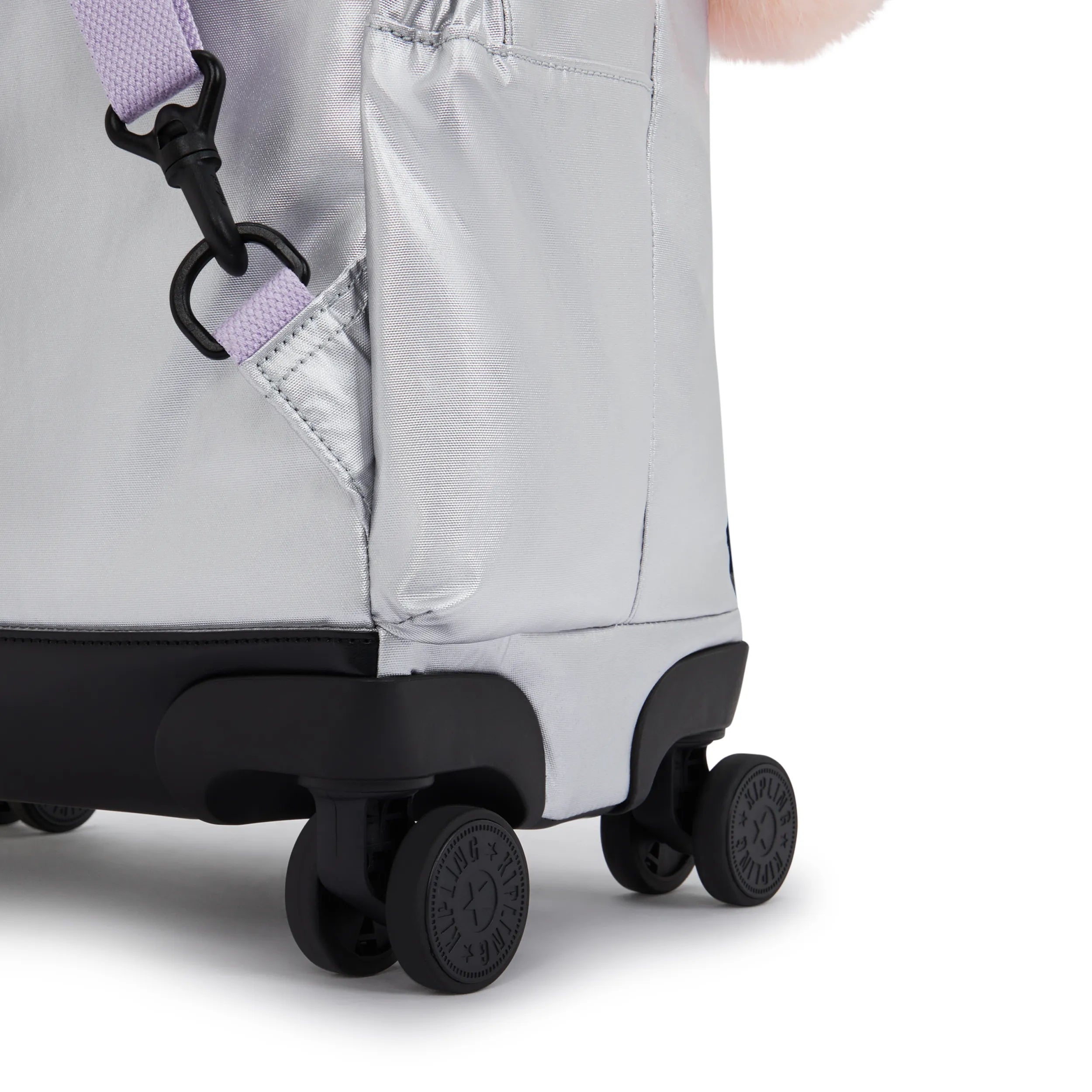Kipling New Zea in Silver Glow Metallic — interior view