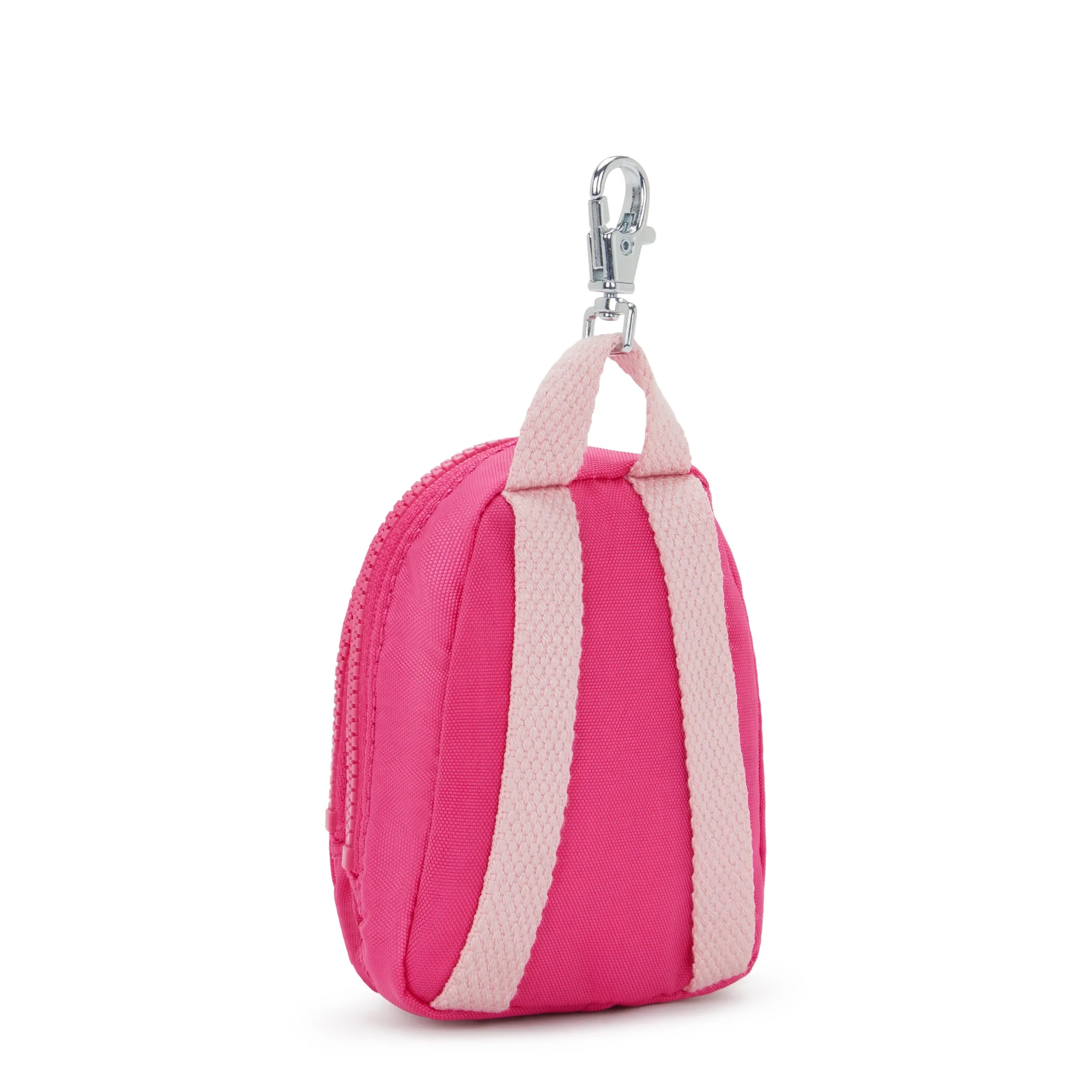 Kipling Mini Seoul in Intense Rose — back view # color_Intense Rose