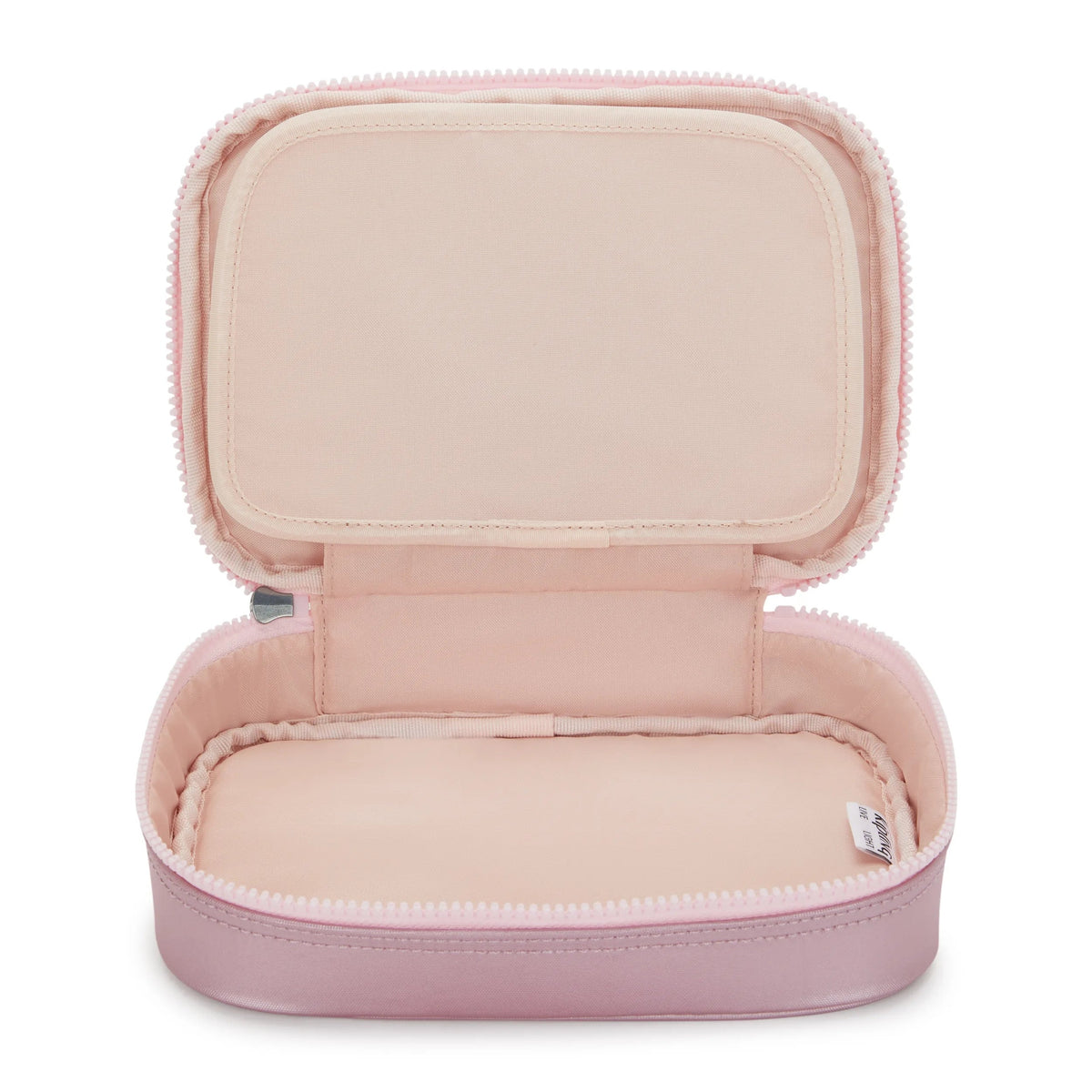 Kipling 100 Pens Case in Bronze Pink Metallic C — interior view