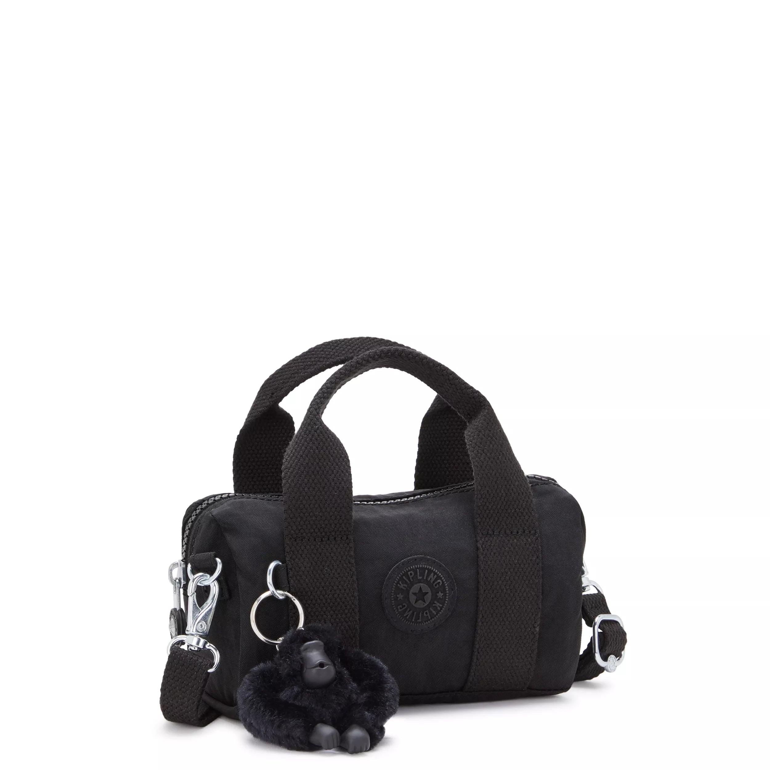 Kipling Bina Mini in Black Noir — interior view