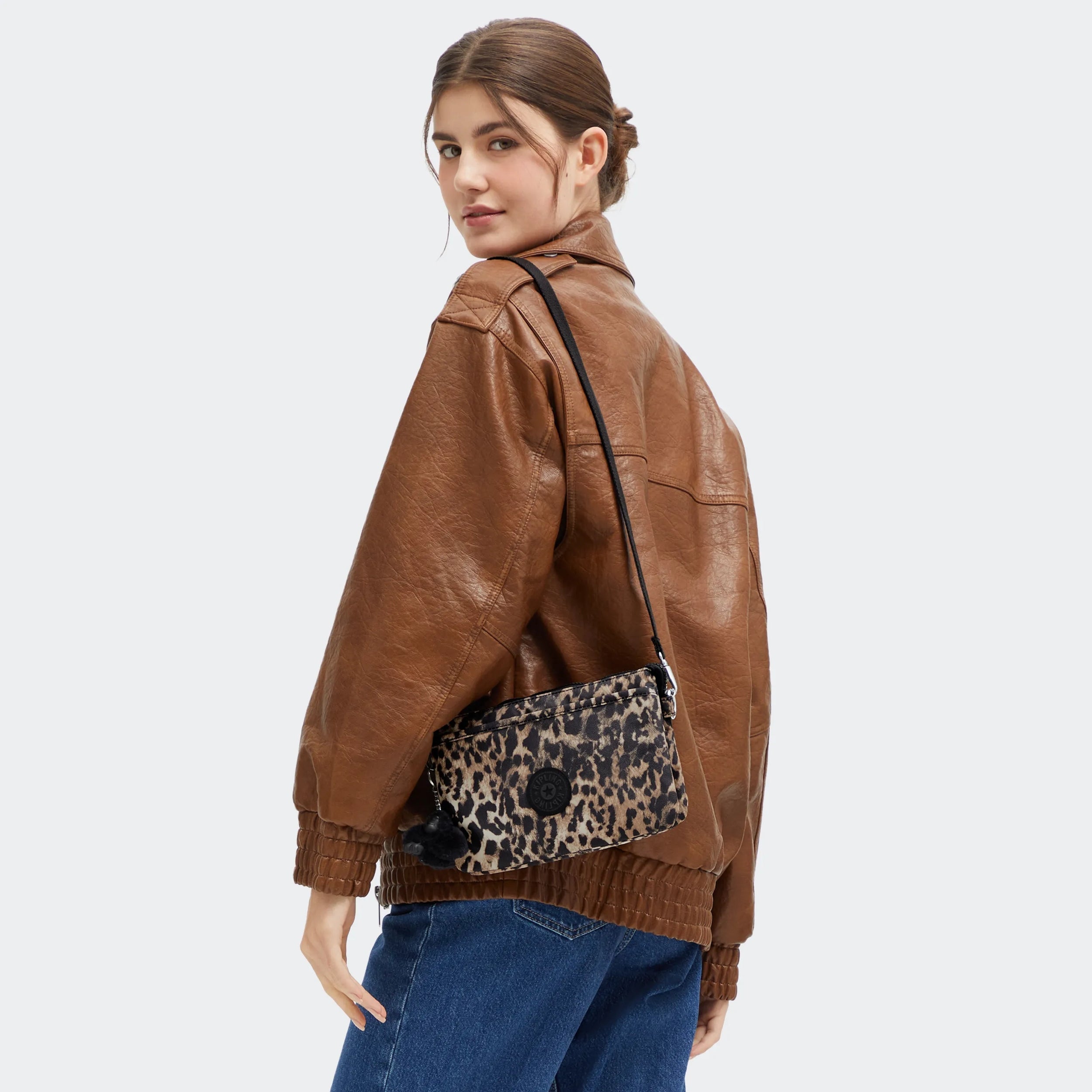 Kipling Riri in Wild Leopard — back view