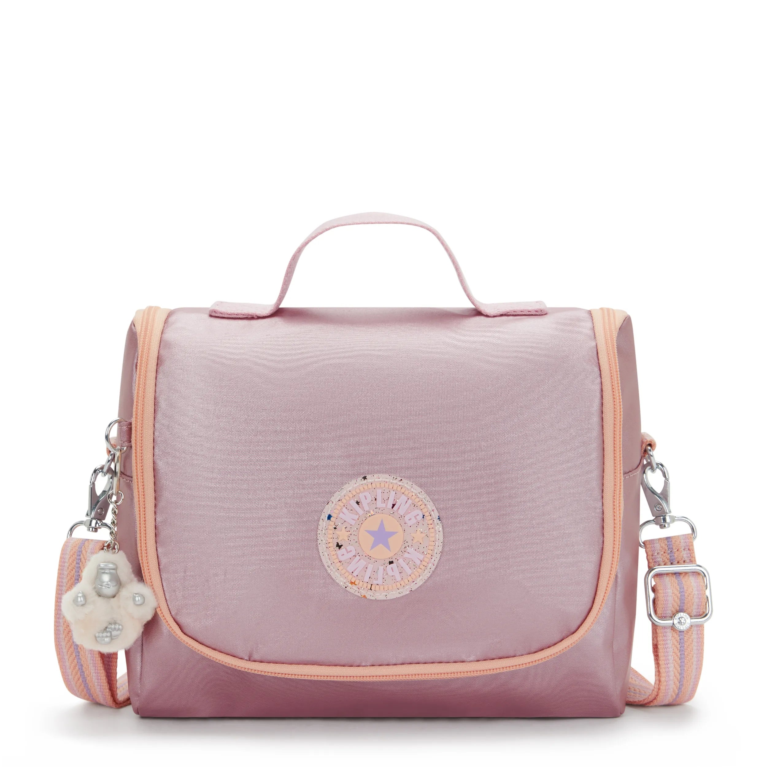 Kipling New Kichirou in Bronze Pink Metallic C — front view