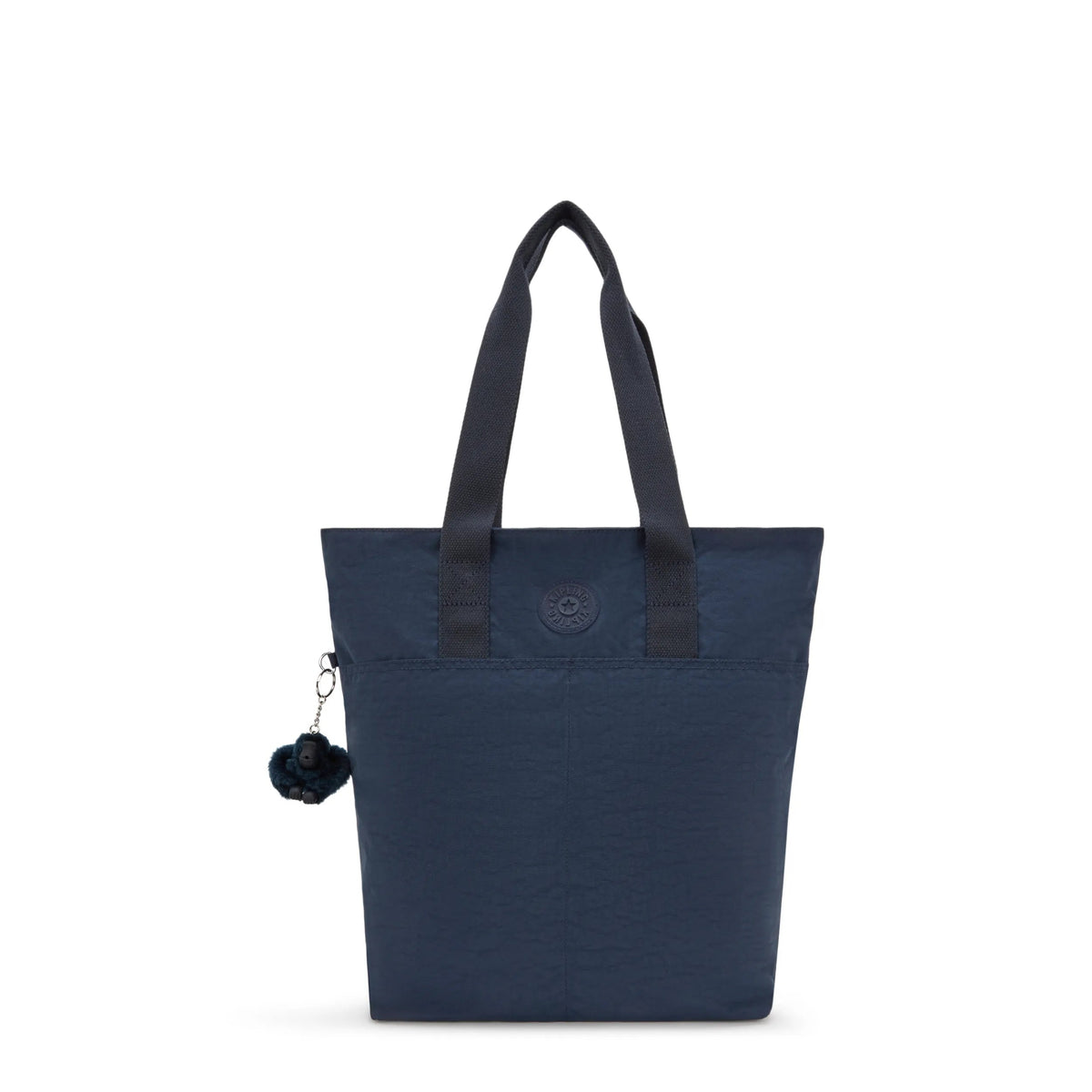 Kipling Hanifa in Blue Bleu 2 — front view # color_Blue Bleu 2