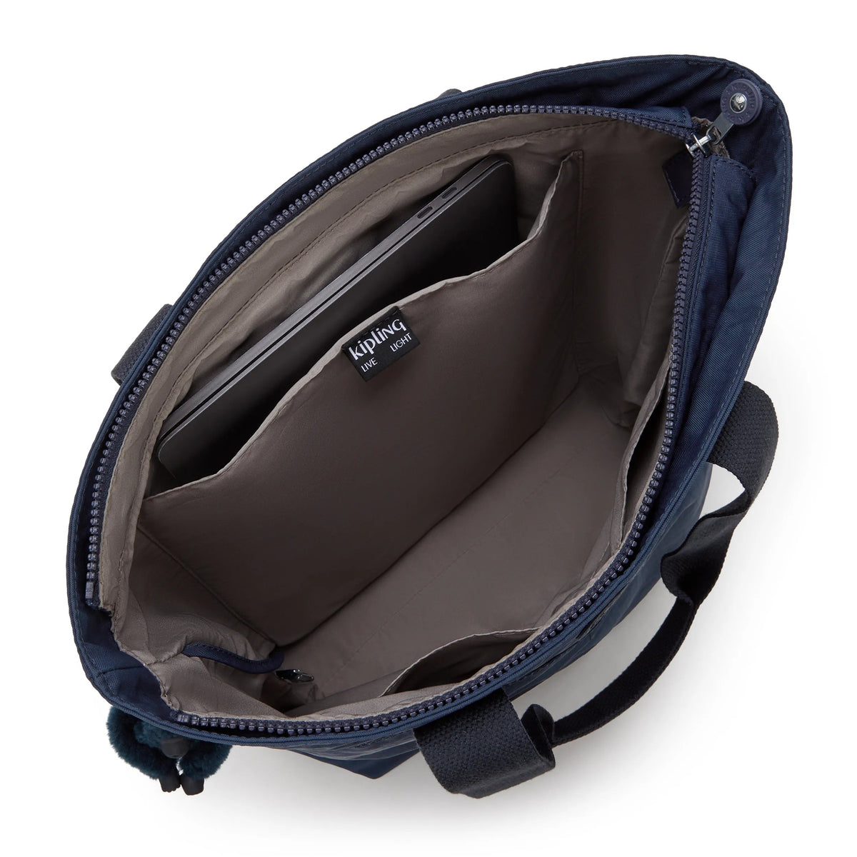Kipling Hanifa in Blue Bleu 2 — angle view 3 # color_Blue Bleu 2
