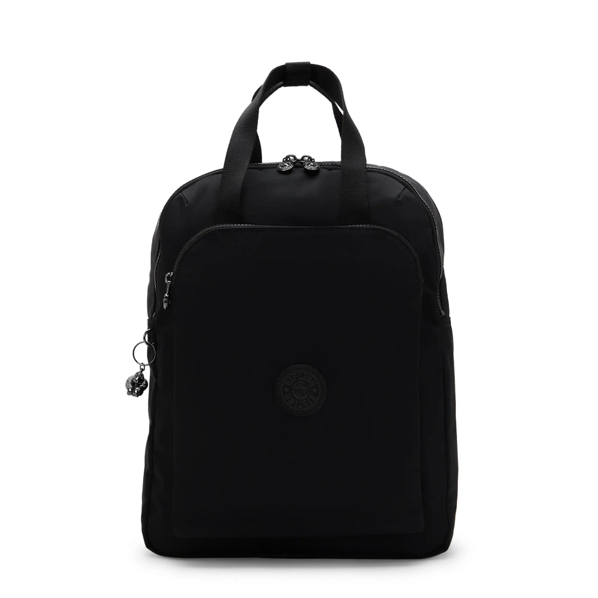 Kipling Kazuki L in Infinite Black — front view # color_Infinite Black