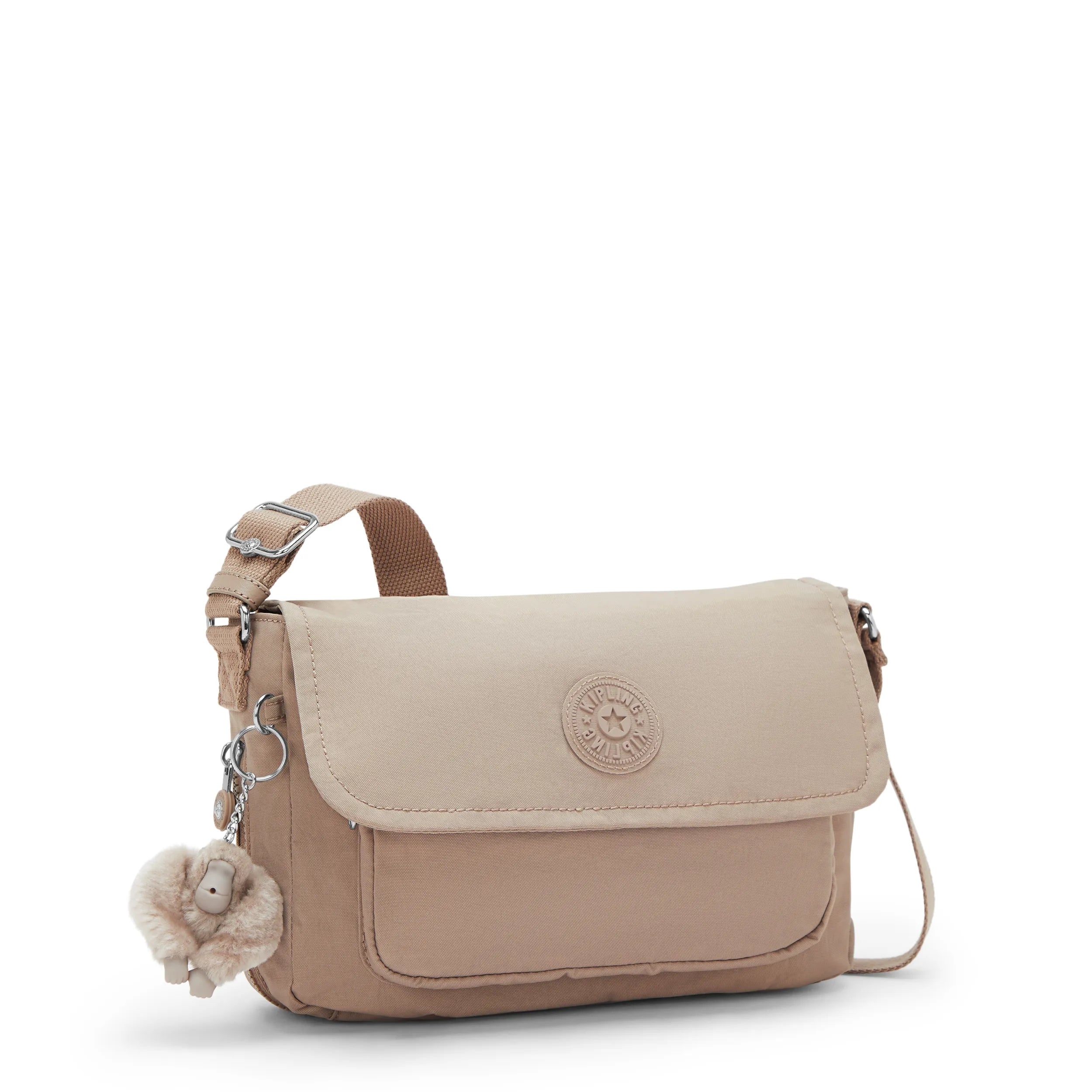 Kipling Dalma in Tan Beige — angle view 2 # color_Tan Beige