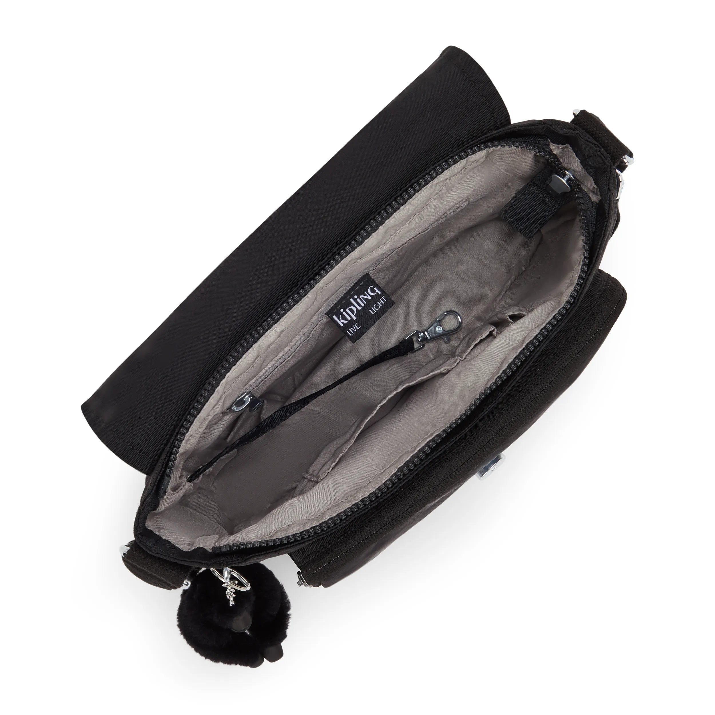 Kipling Dalma in Black Noir — interior view # color_Black Noir