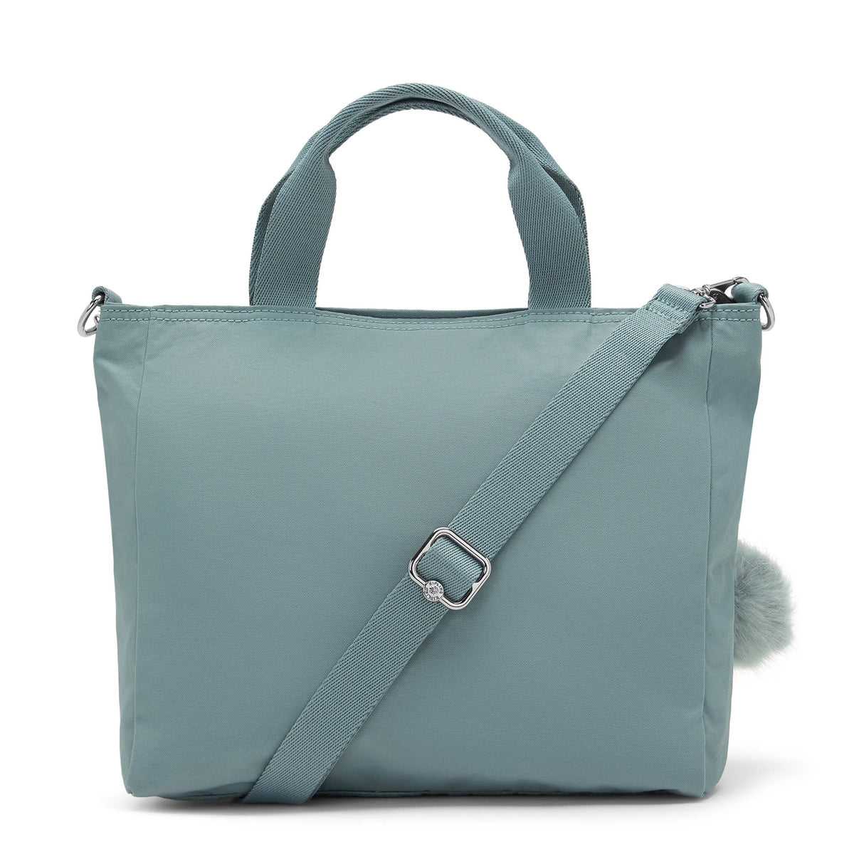 Kipling Lavena Small Tote in Green Air — angle view 3