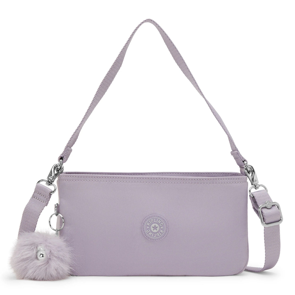 Kipling Jamari Shoulder Bag in Stylish Lilac — front view