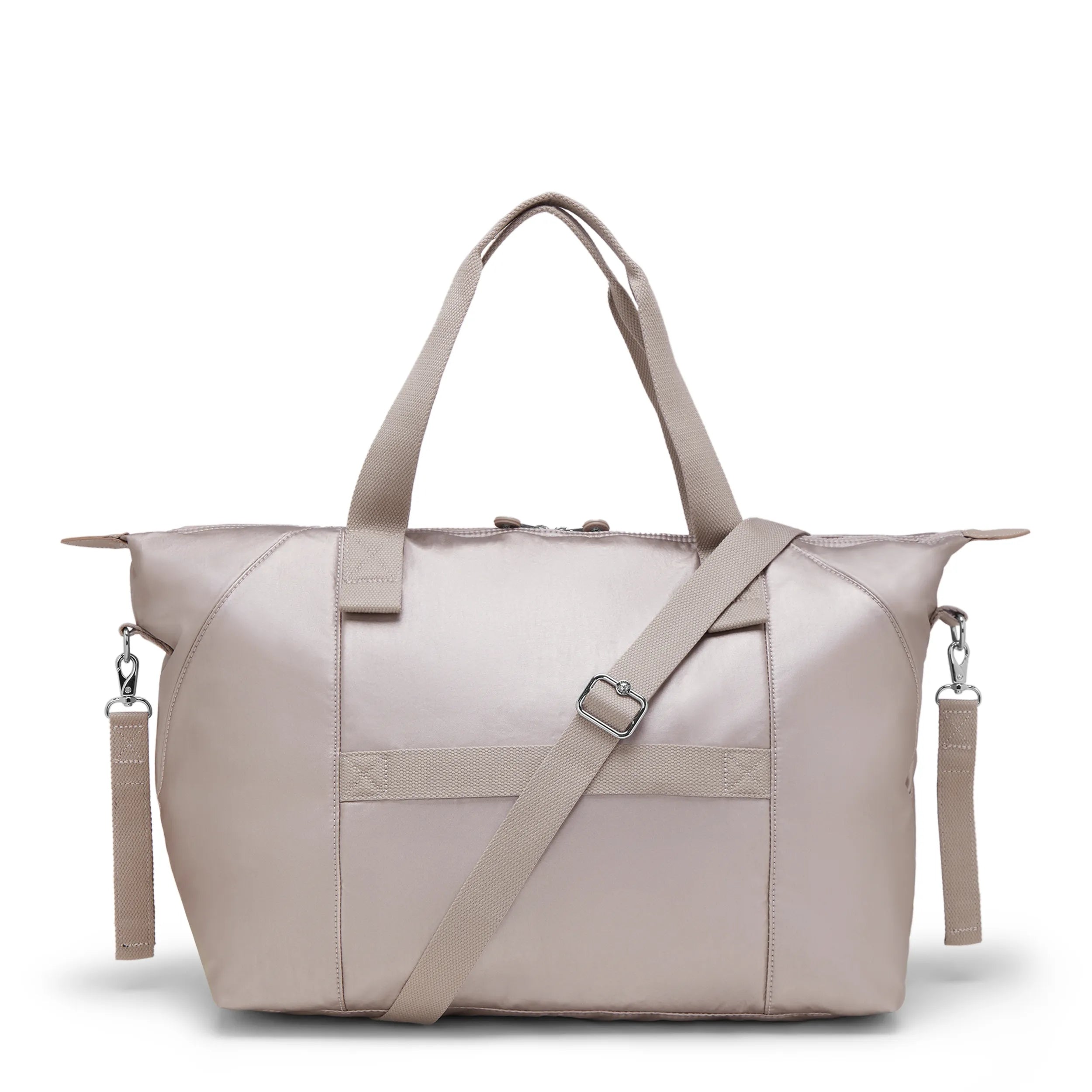 Kipling New Art M Babybag in Tiny Metal Glow — back view