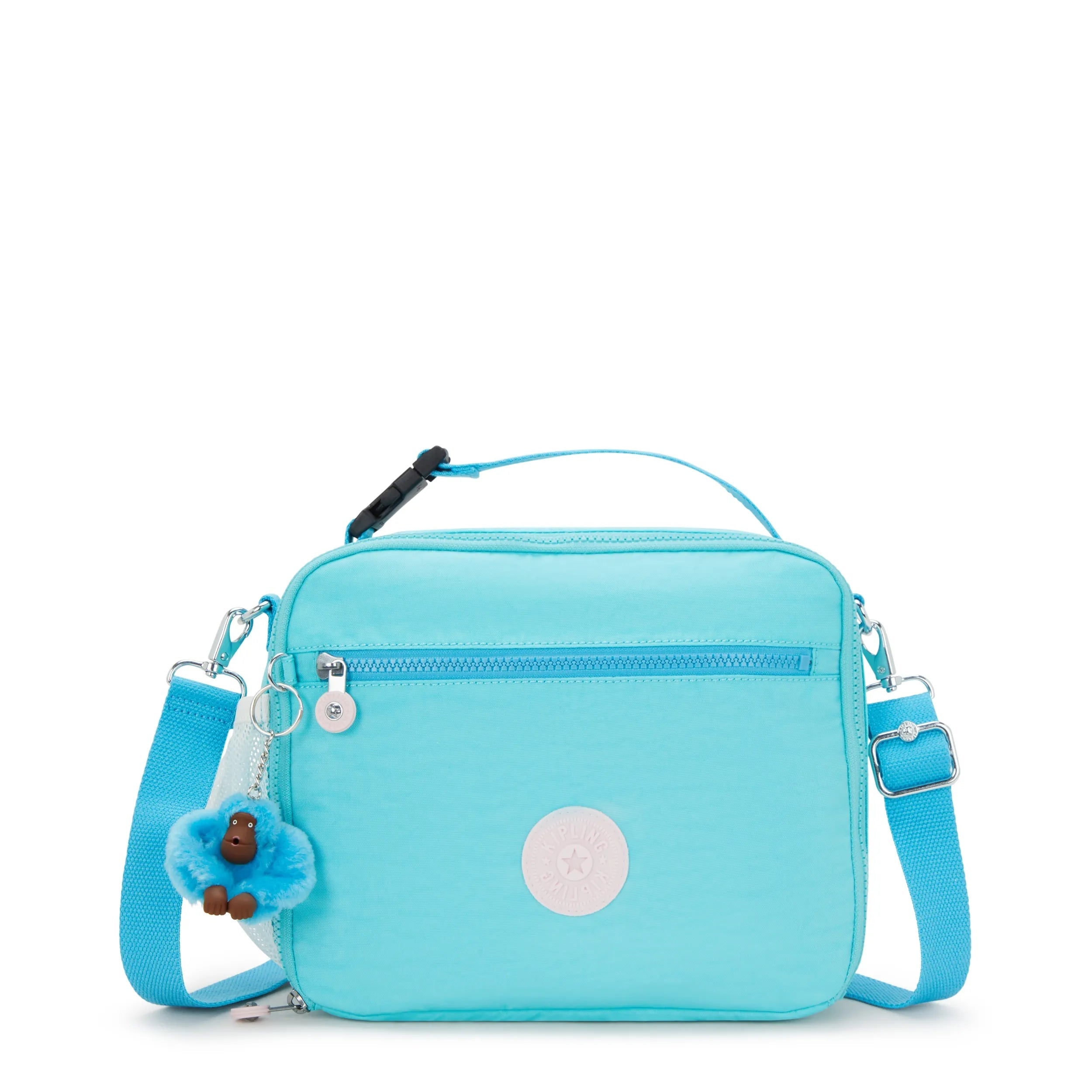 Kipling Ermy in Poppy Aqua — front view