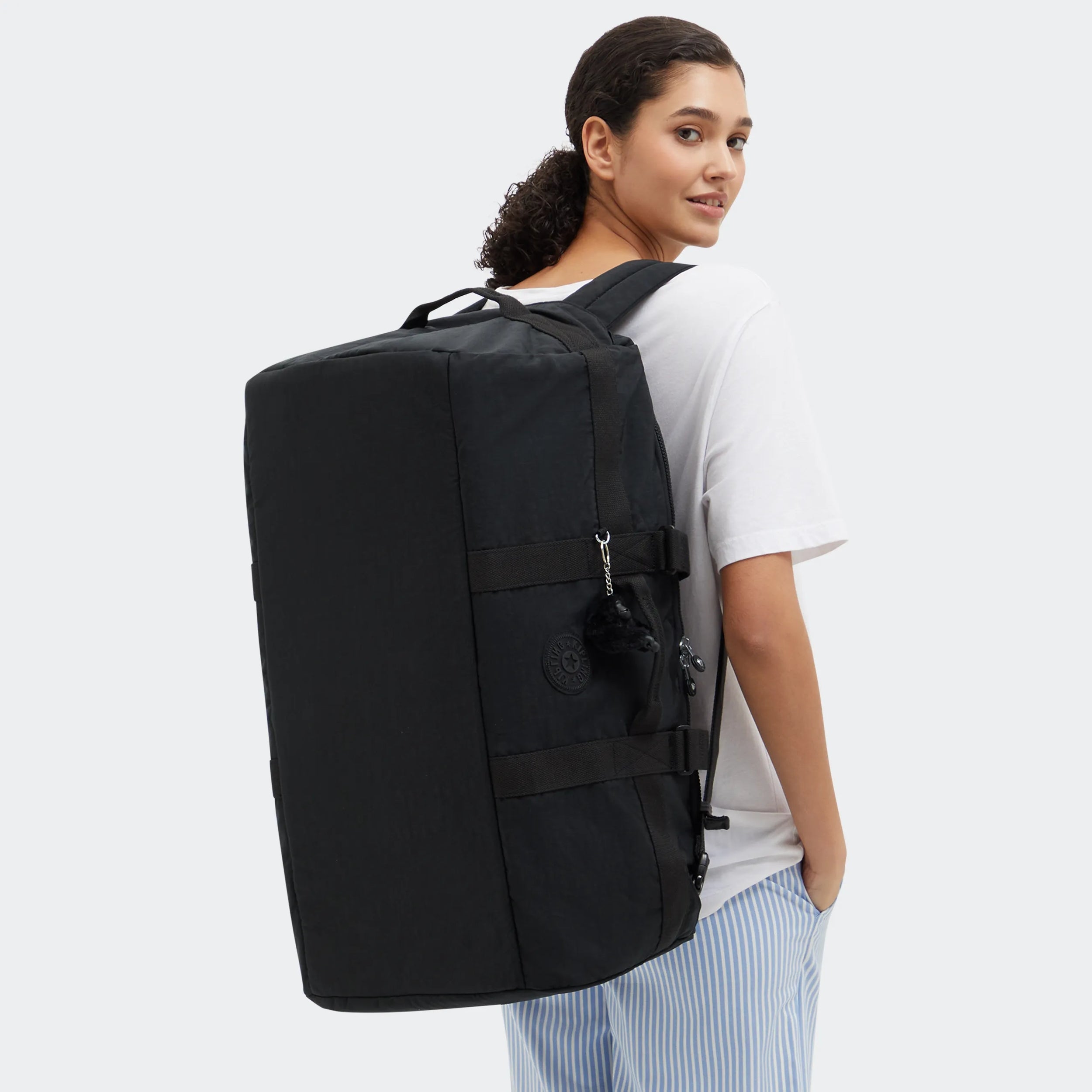 Kipling Jonis M UP in Black Noir — back view
