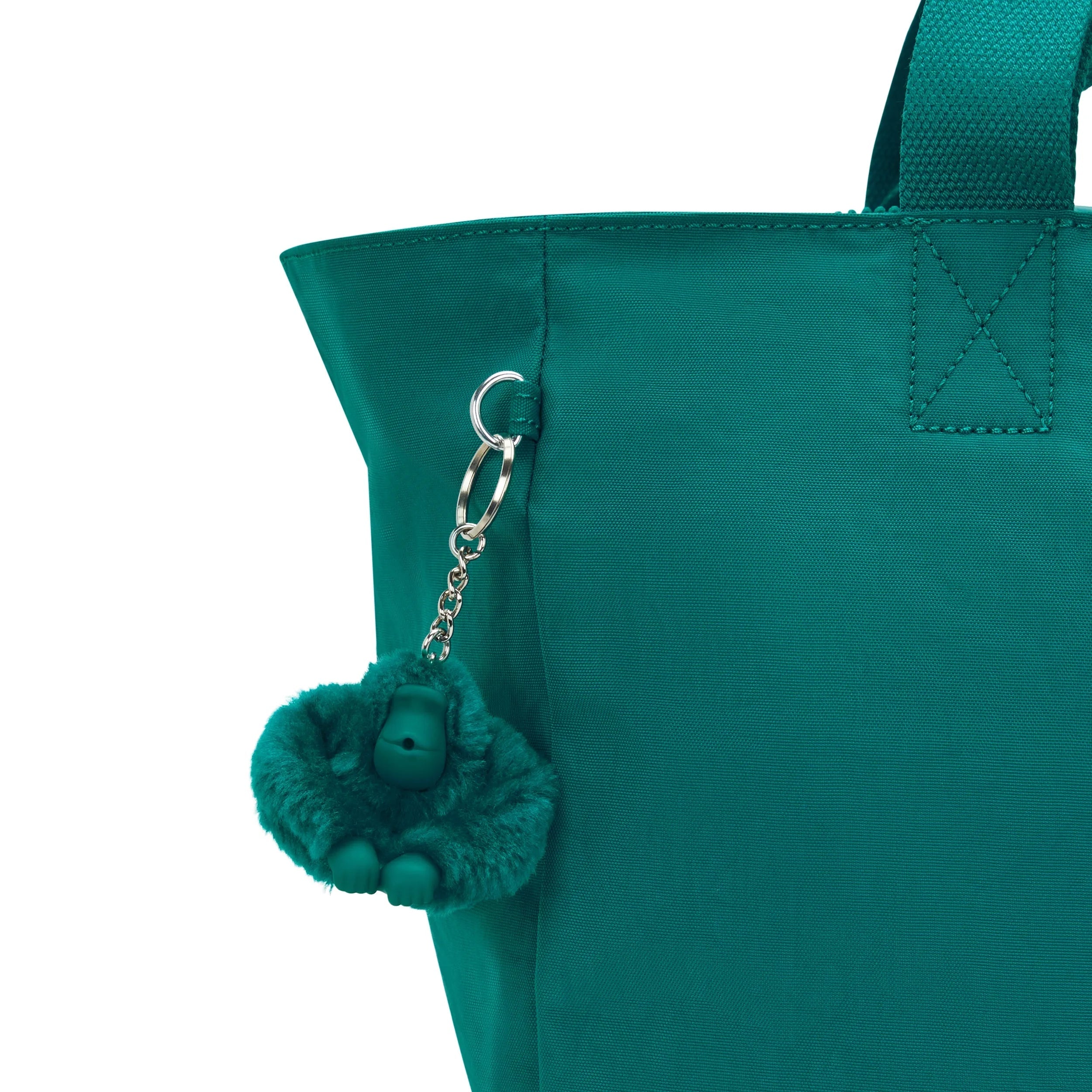 Kipling Naomi in Outspoken Green — detail view