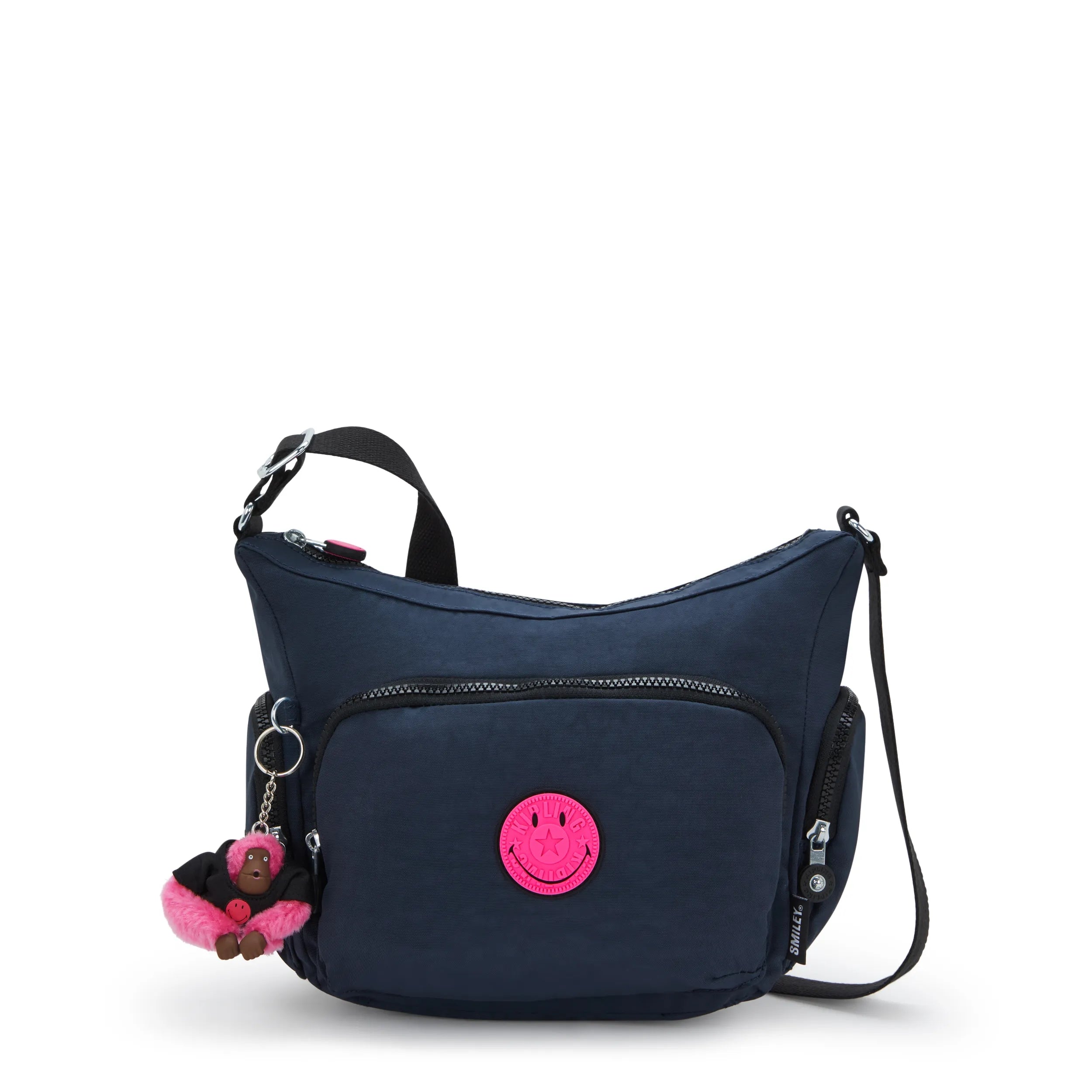 Kipling Gabb S in Pink Fun Blue — front view