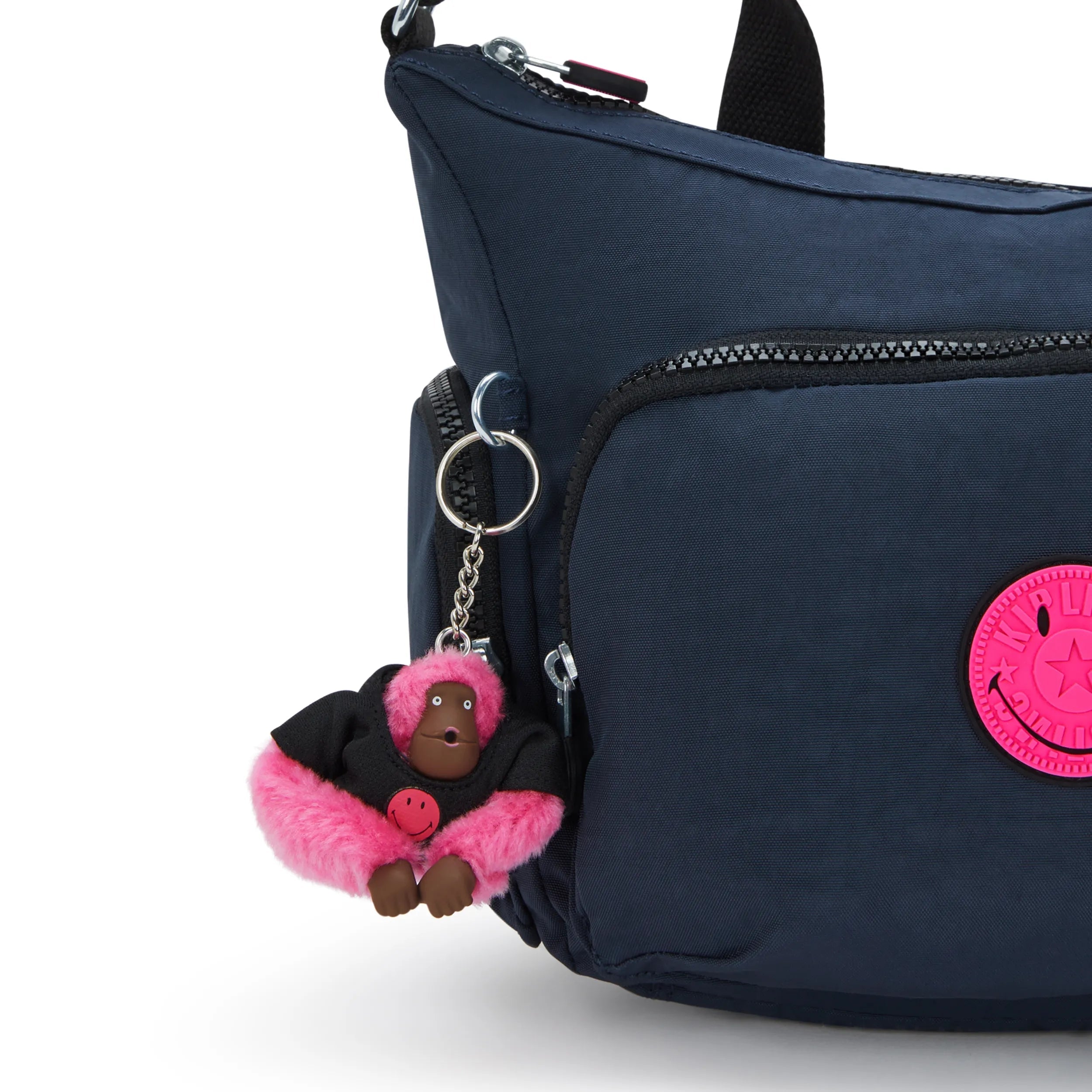Kipling Gabb S in Pink Fun Blue — detail view