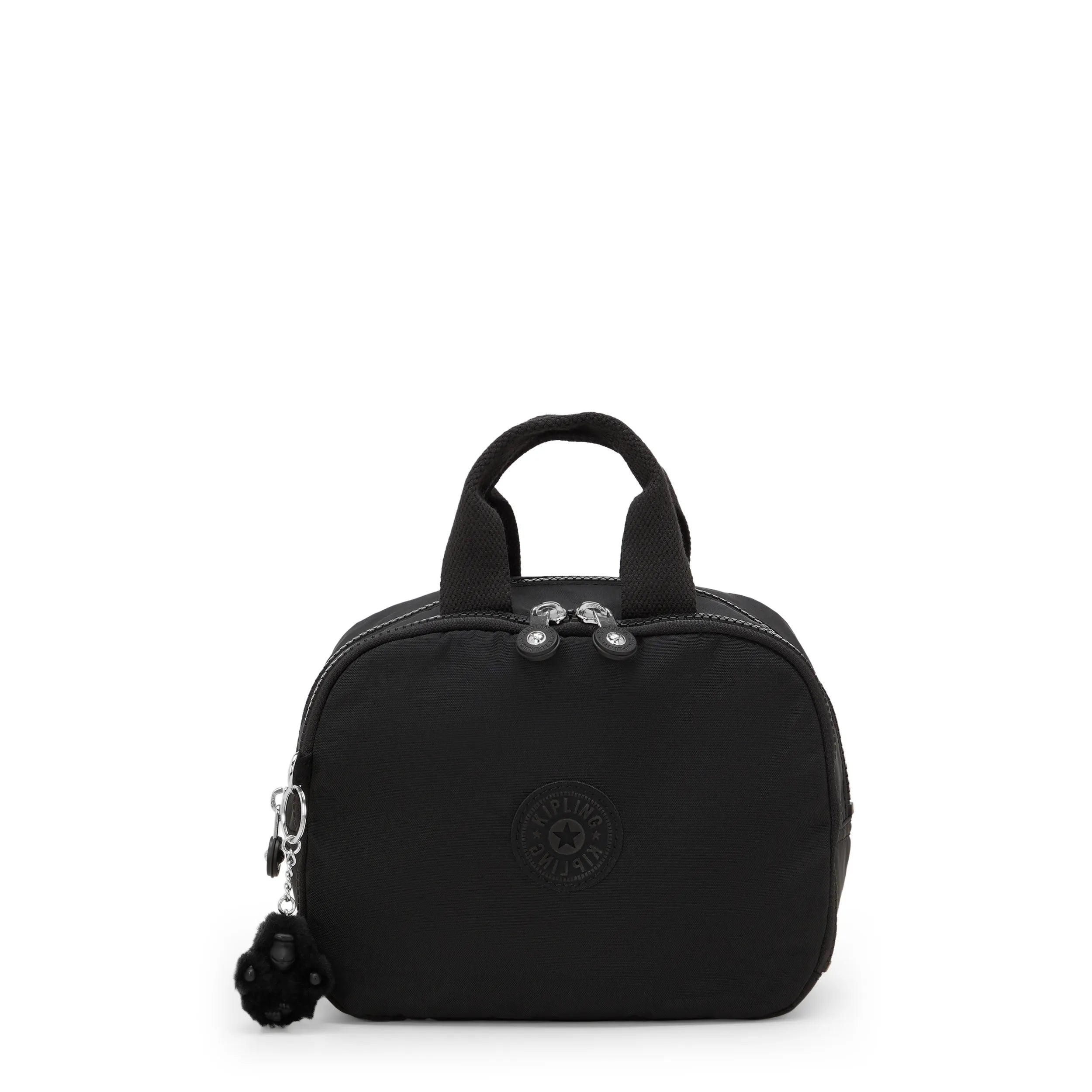 Kipling Beachpalm S in Black Noir — front view # color_Black Noir