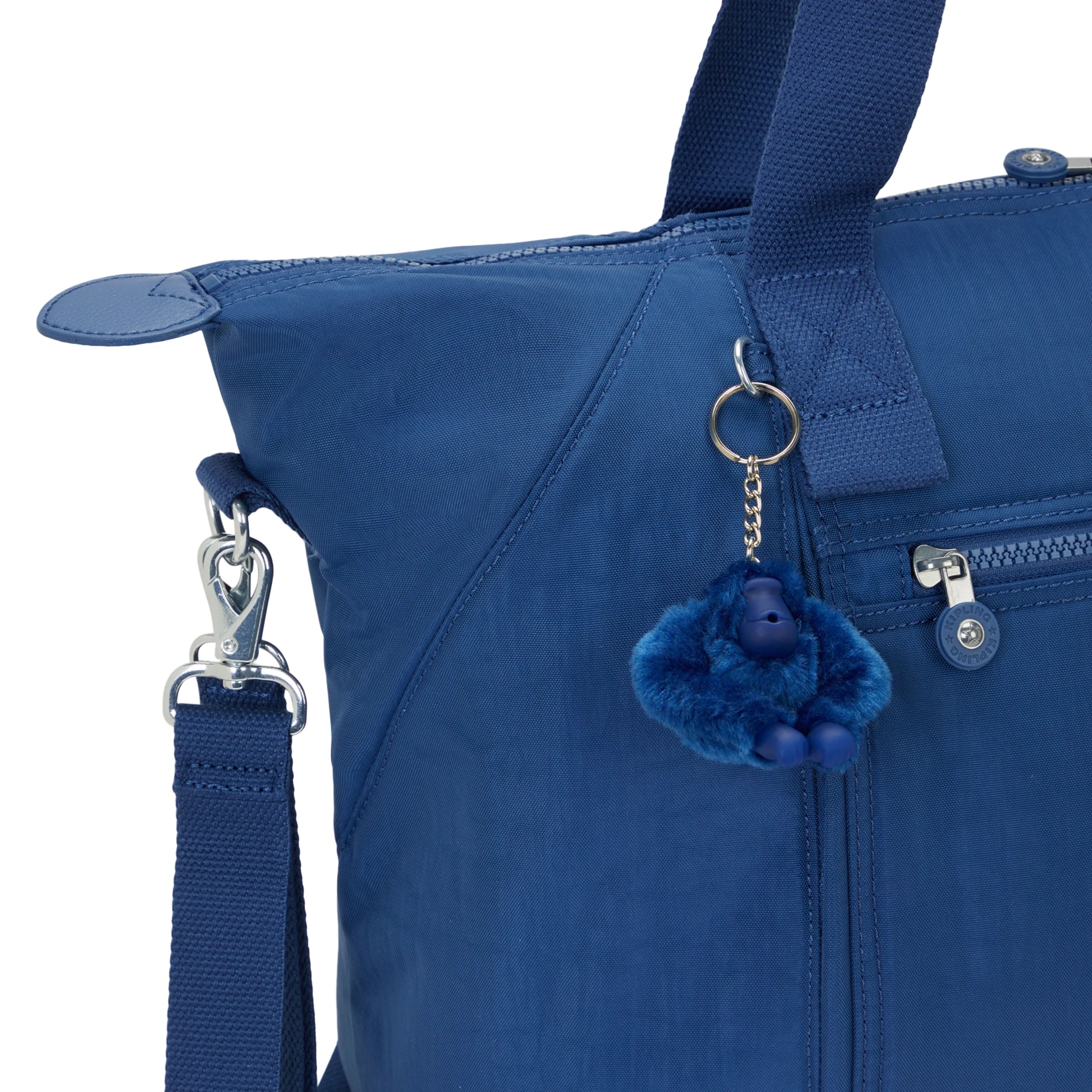 Kipling New Art M Babybag in Casual Blue — detail view