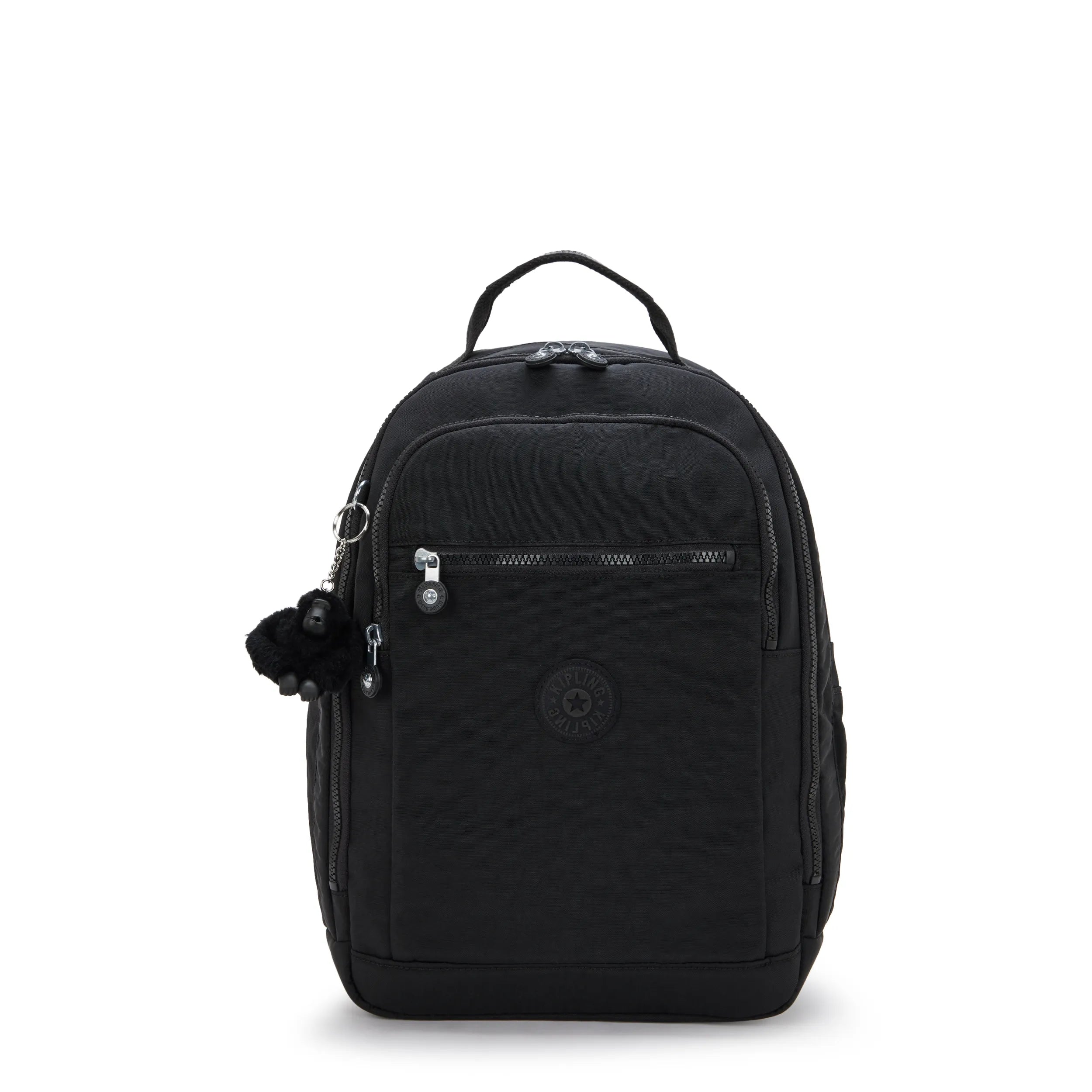 Kipling Seoul Cabin in Black Noir — front view
