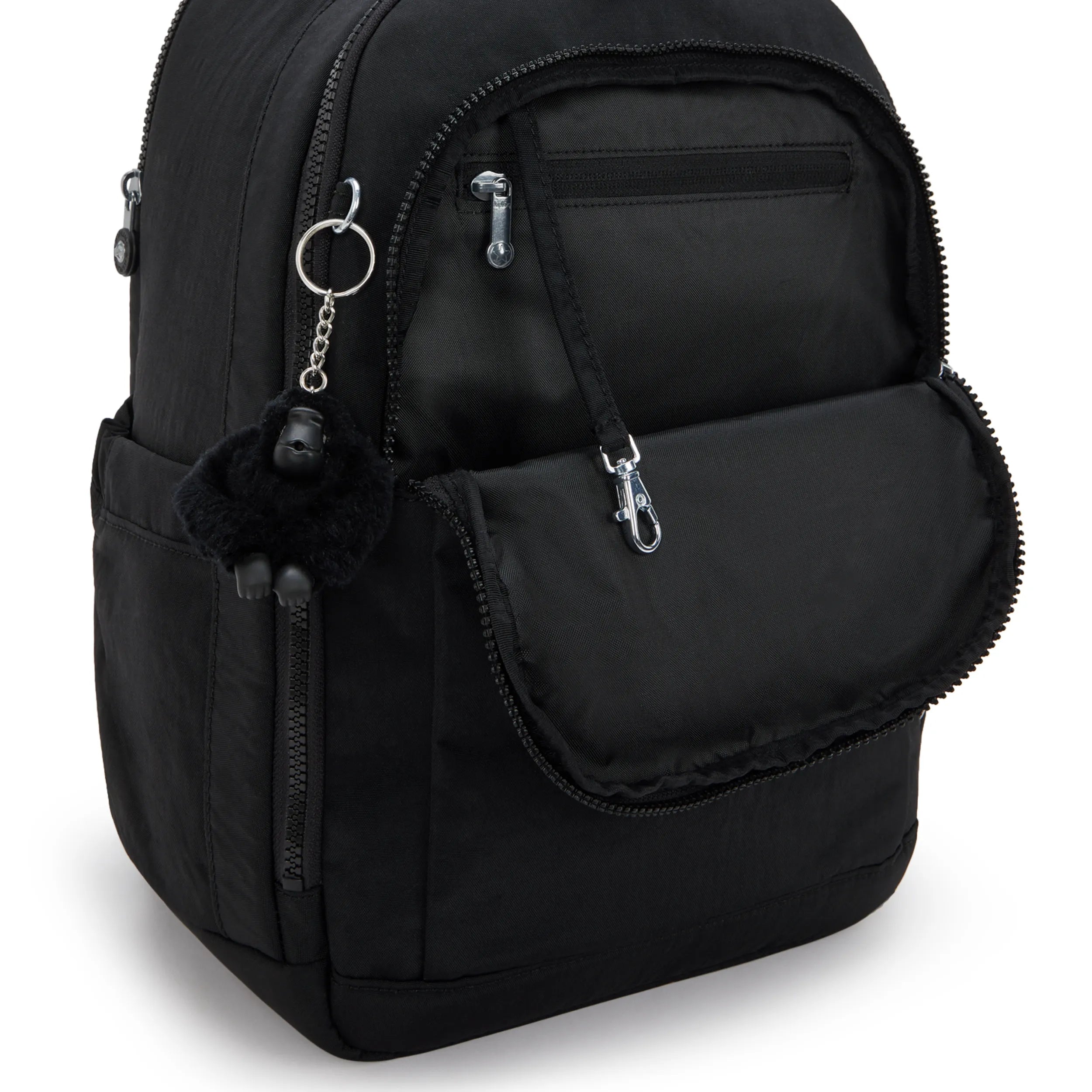 Kipling Seoul Cabin in Black Noir — detail view