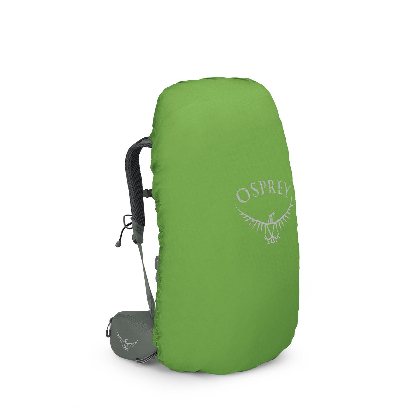 Osprey Kyte 48 Women's Backpacking Pack 48L in Rocky Brook Green — angle view 3