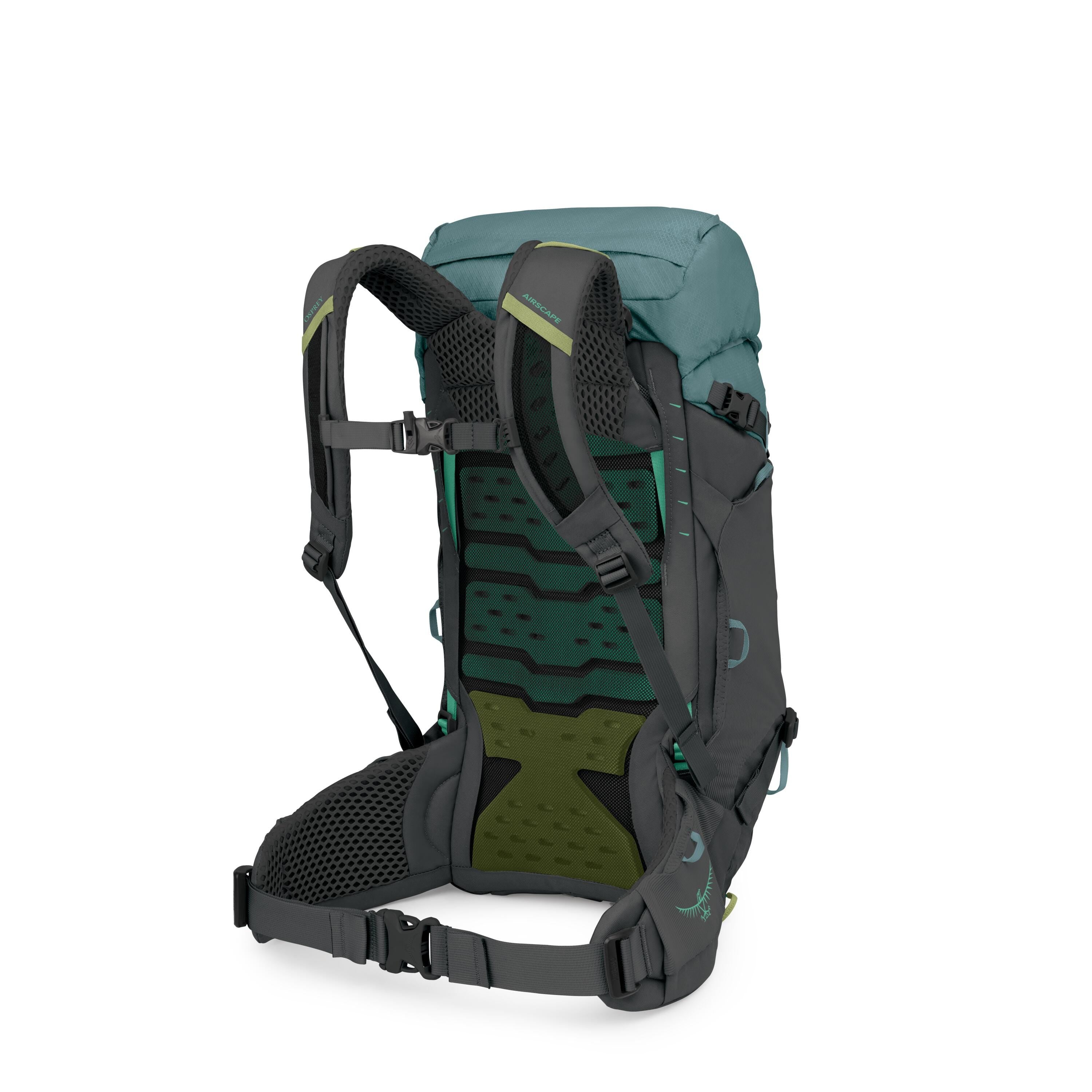 Osprey Kyte LT 28 Women's Hiking Backpack 28L in Cascade Blue — angle view 3