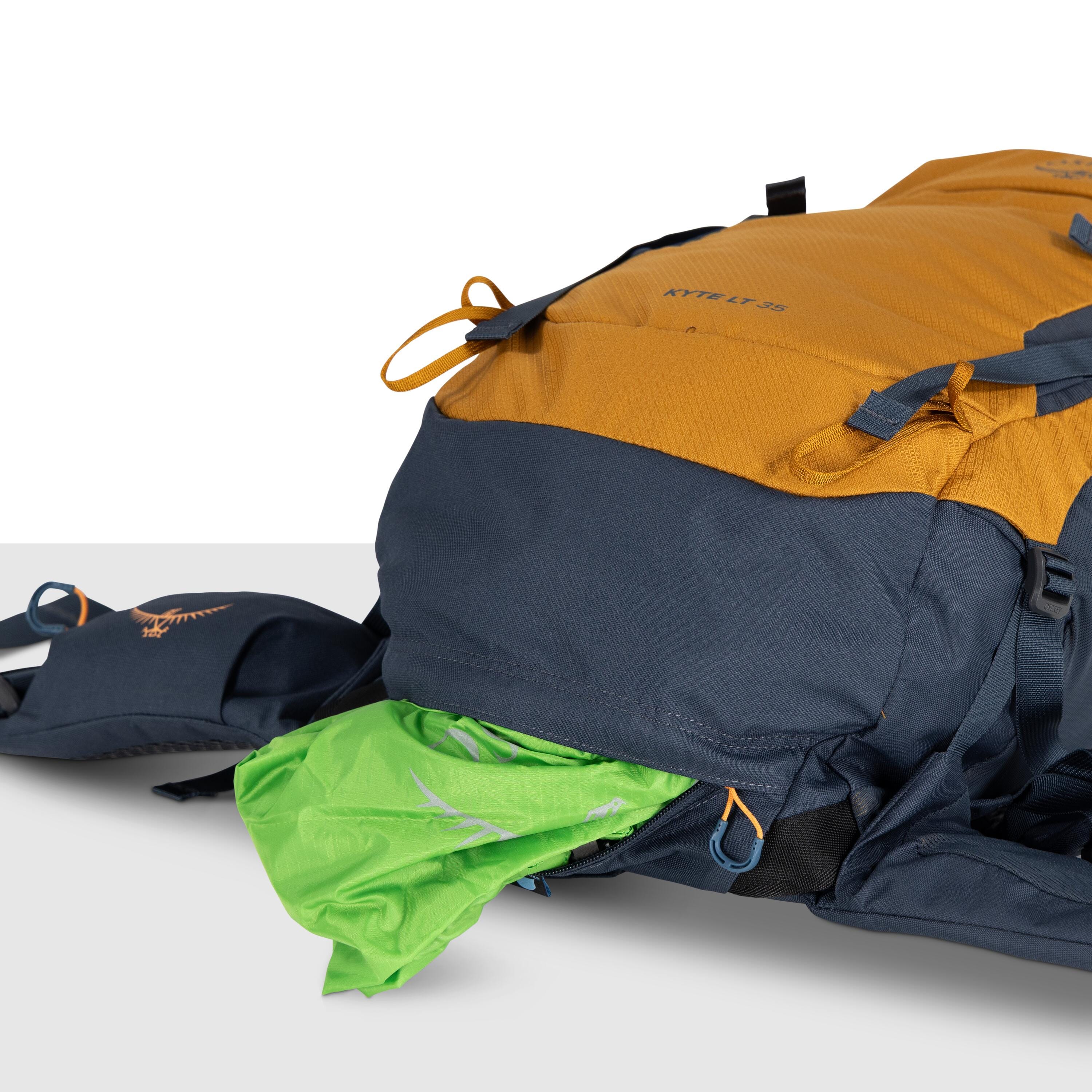 Osprey Kyte LT 35 Women's Hiking Backpack 35L in Barley Brown — detail view