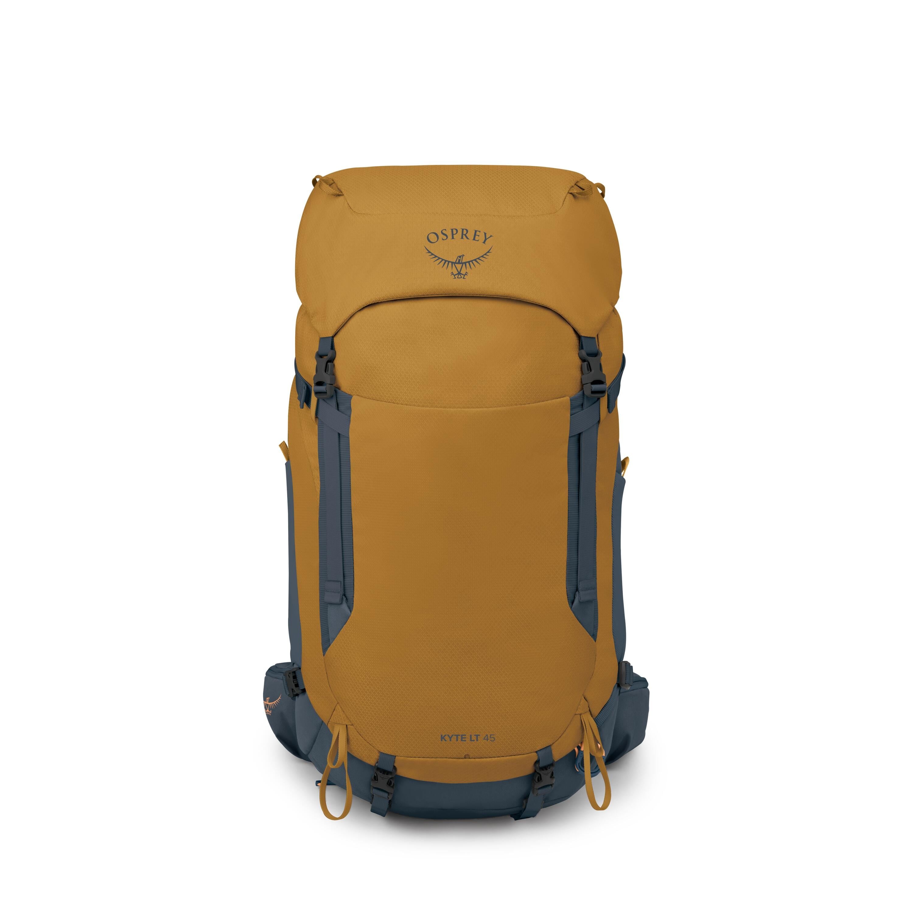 Osprey Kyte LT 45 Women's Backpacking Pack 45L in Barley Brown — front view