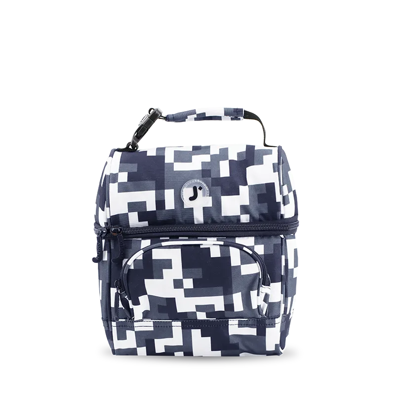 J World Corey Lunch Bag in Camo — front view # color_Camo