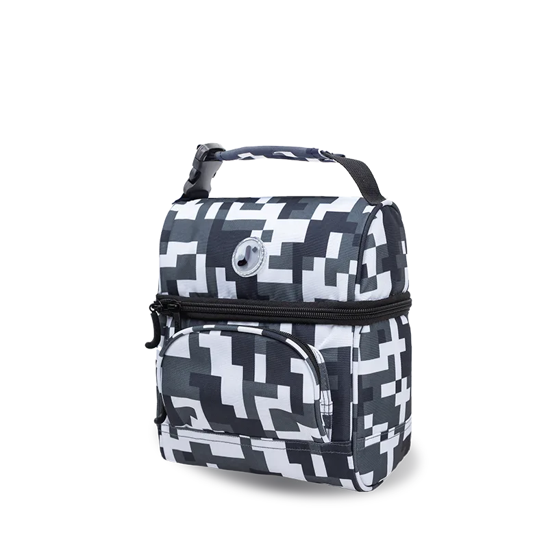 J World Corey Lunch Bag in Camo — angle view 2 # color_Camo