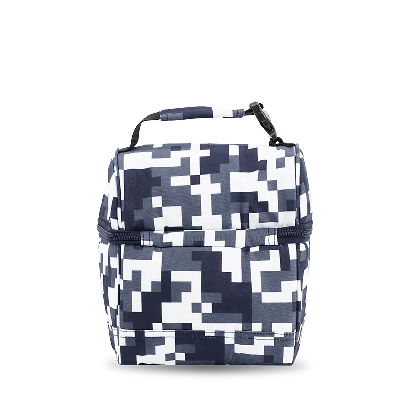J World Corey Lunch Bag in Camo — back view # color_Camo