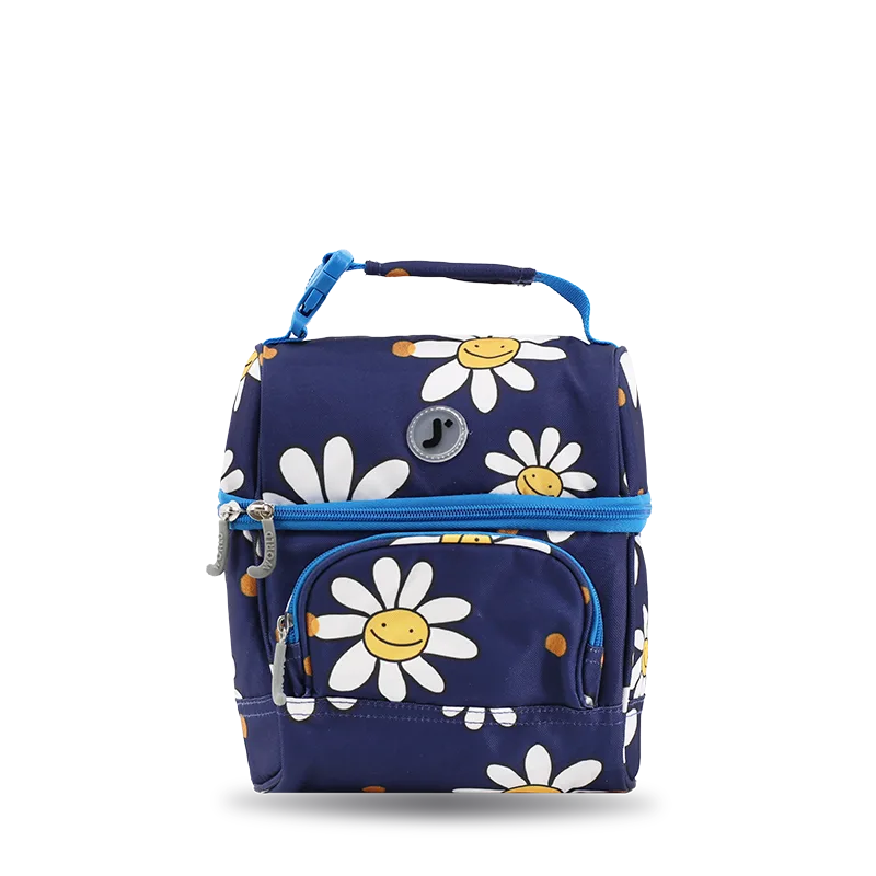 J World Corey Lunch Bag in Joy Daisy — front view # color_Joy Daisy