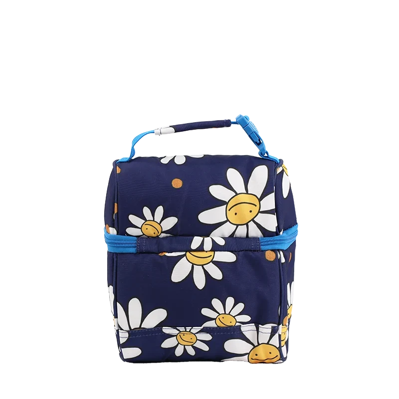 J World Corey Lunch Bag in Joy Daisy — back view # color_Joy Daisy