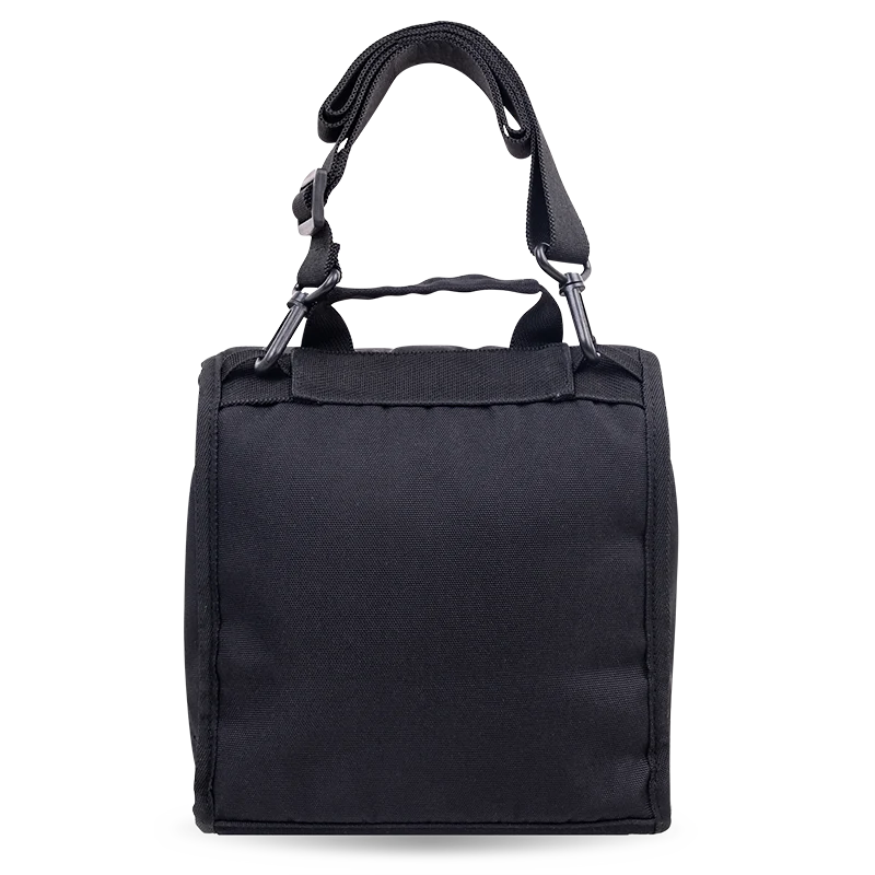 J World Colton Lunch Box in Black — back view # color_Black