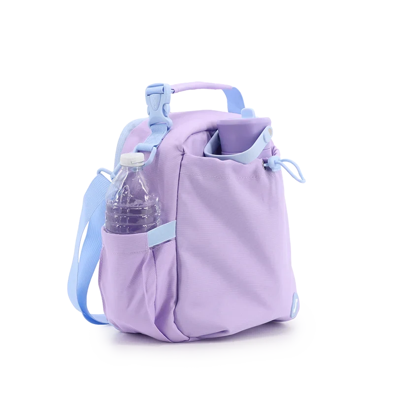 J World Cole Insulated Lunch Bag in Purple — angle view 2 # color_Purple