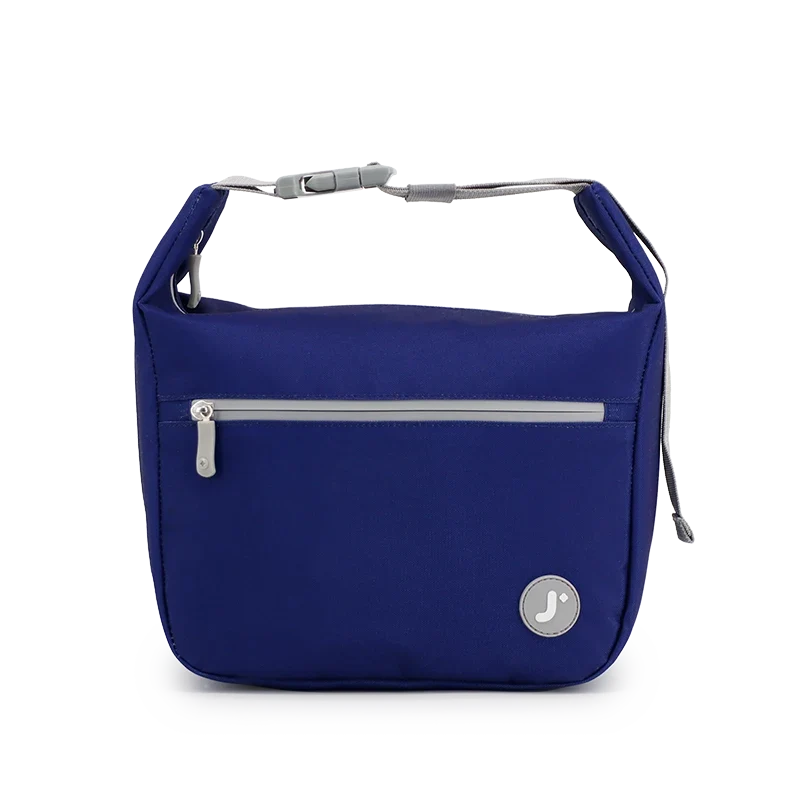J World Lane Insulated Lunch Bag in Navy — front view # color_Navy