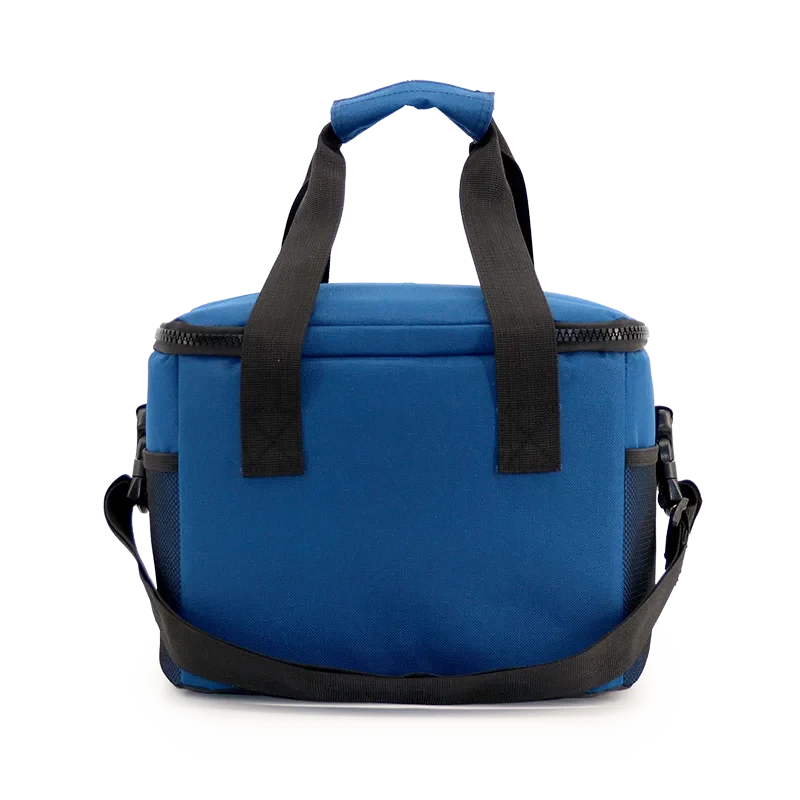 J World Adventure Large Insulated Cooler Bag in Navy — back view # color_Navy