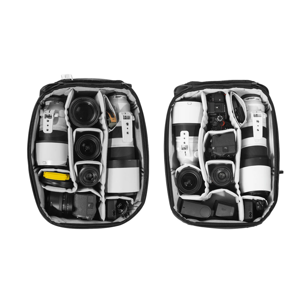 Peak Design Camera Cube Large in Black — interior view 2