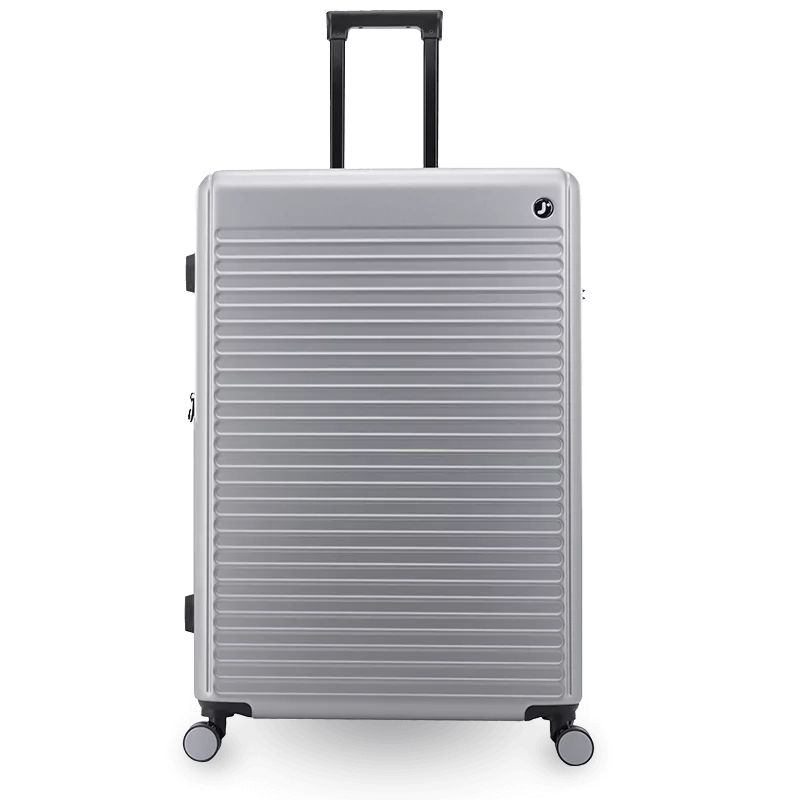 J World North Hardside 3pcs Set Luggage in Sage Grey — back view # color_Sage Grey