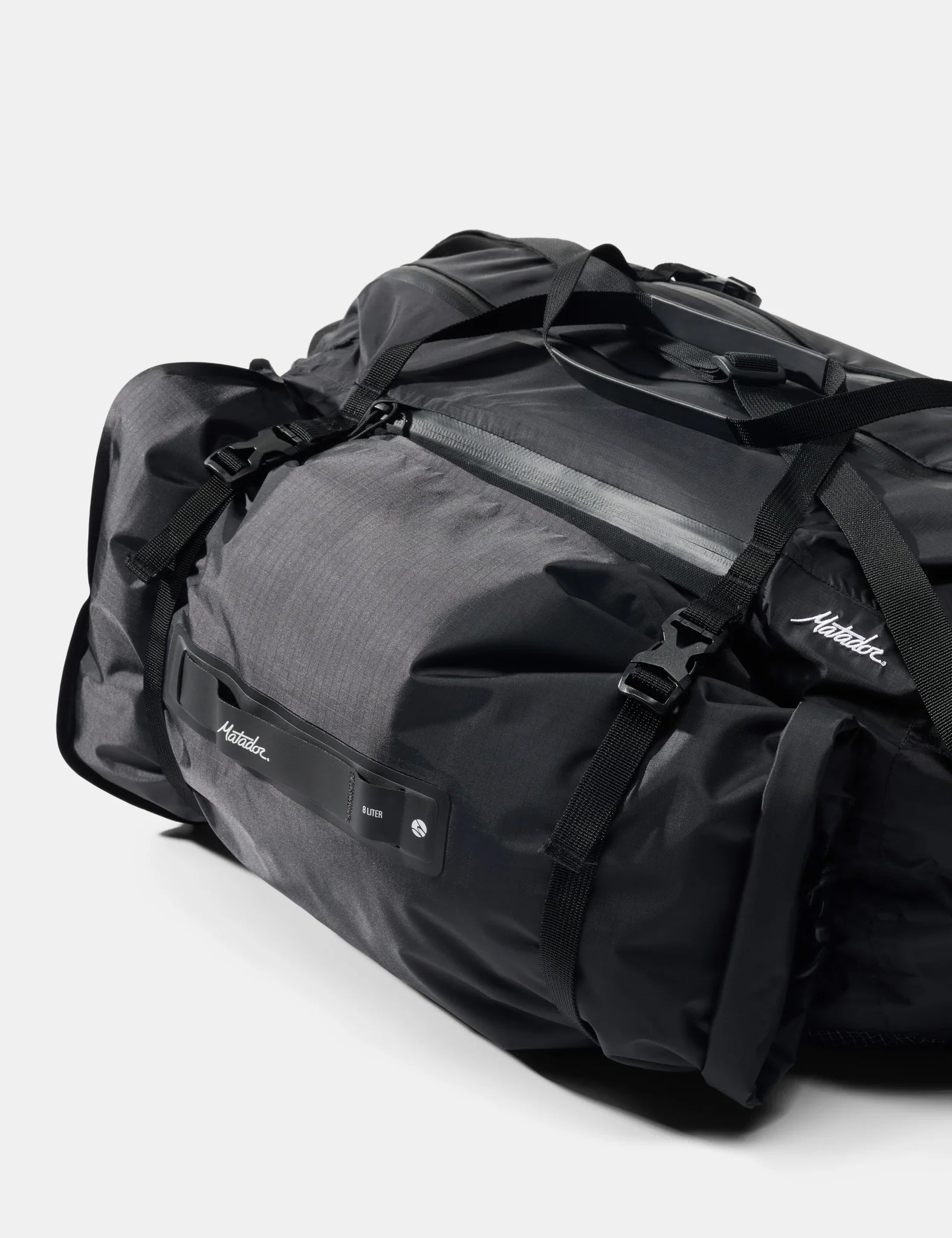 Matador Freefly Packable Duffle 30L in Black — angle view 3