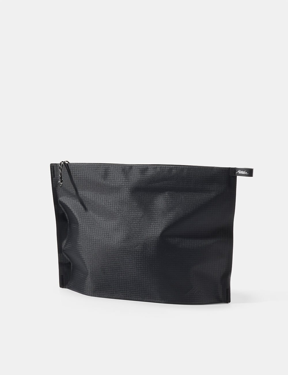 Matador FlatPak Zipper Toiletry Case (V2) in Black — front view # color_Black