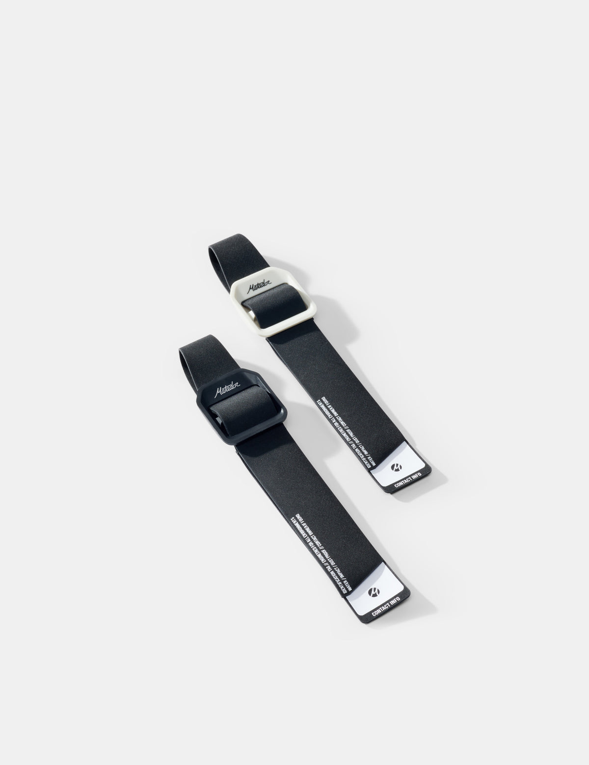 Matador Gear Tags 2-Pack in Black — front view