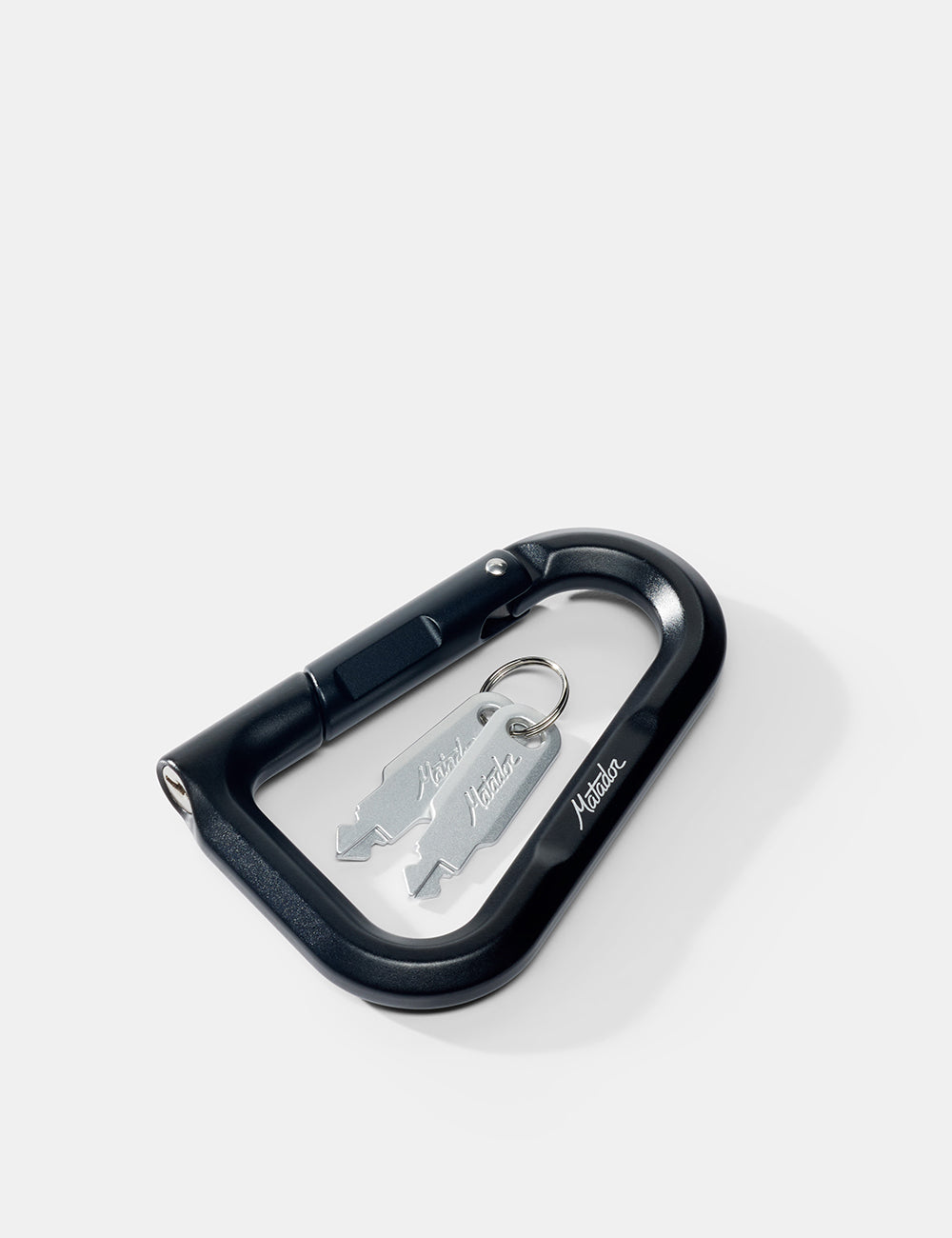 Matador BetaLock Carabiner Format Travel Lock in Black — angle view