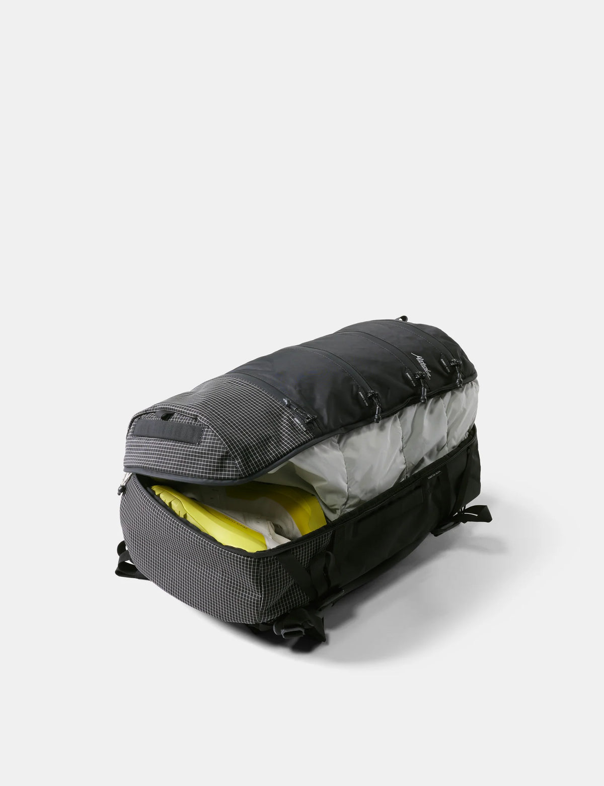 Matador SEG28 Backpack in Black — interior view # color_Black