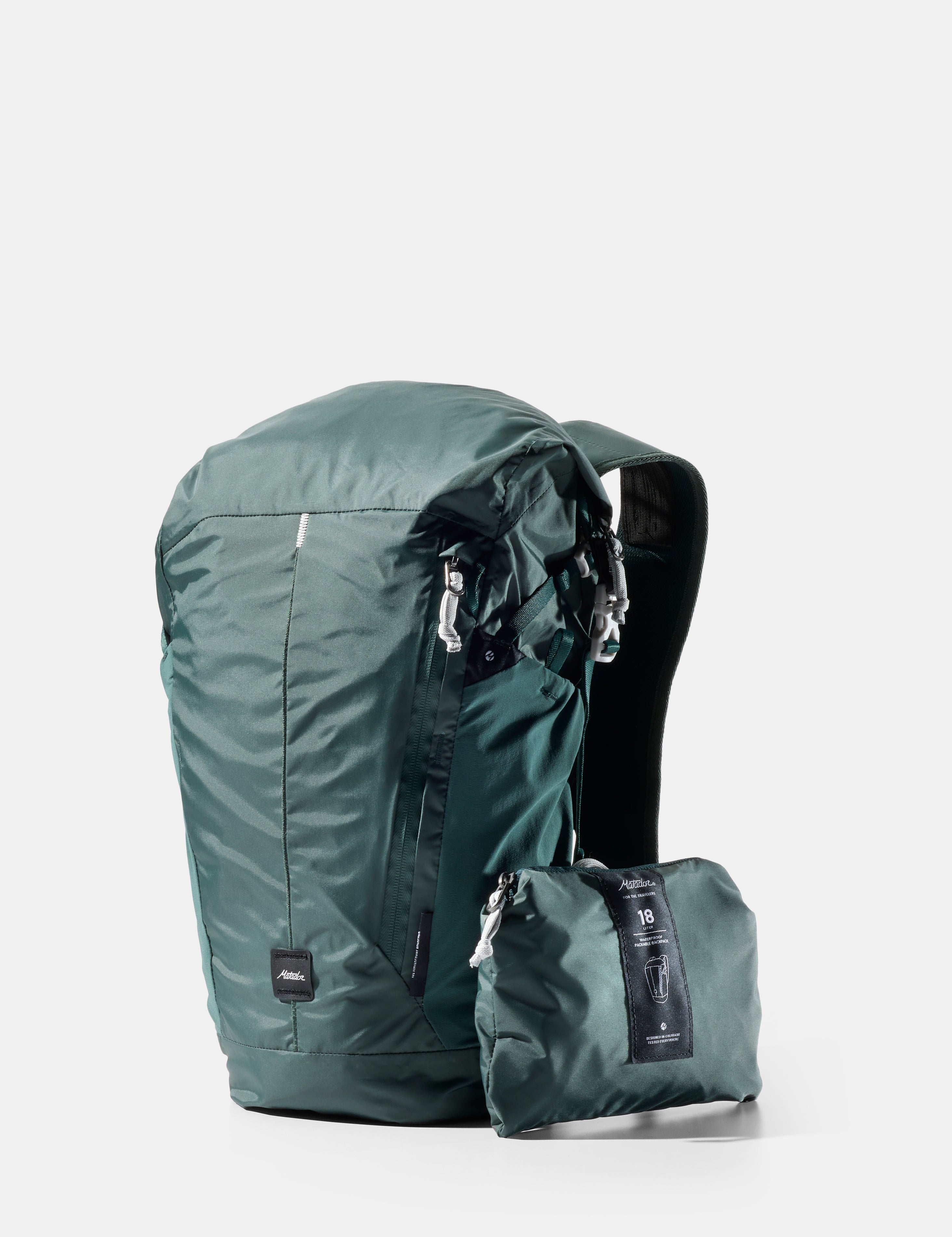 Matador Waterproof Packable Backpack 18L - Juniper